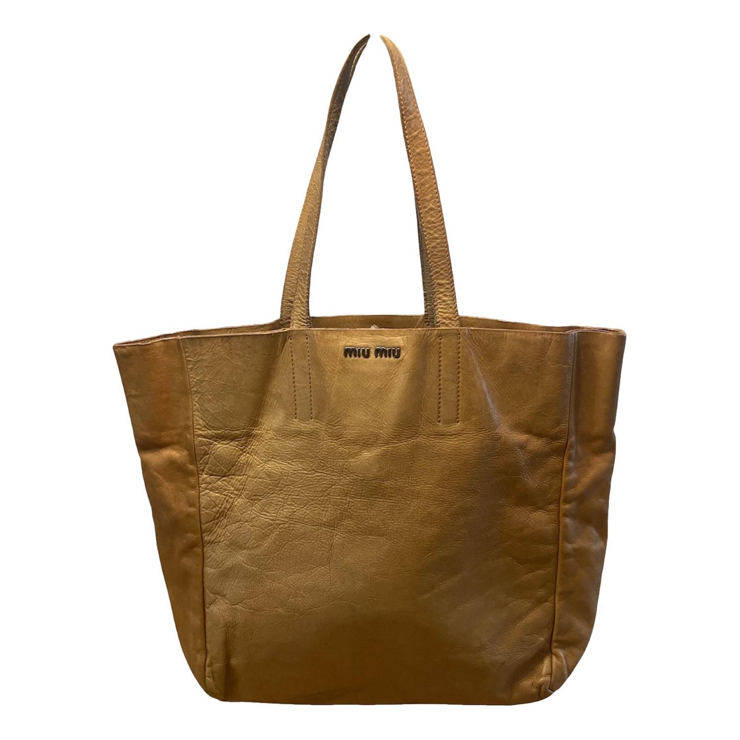 Leather tote