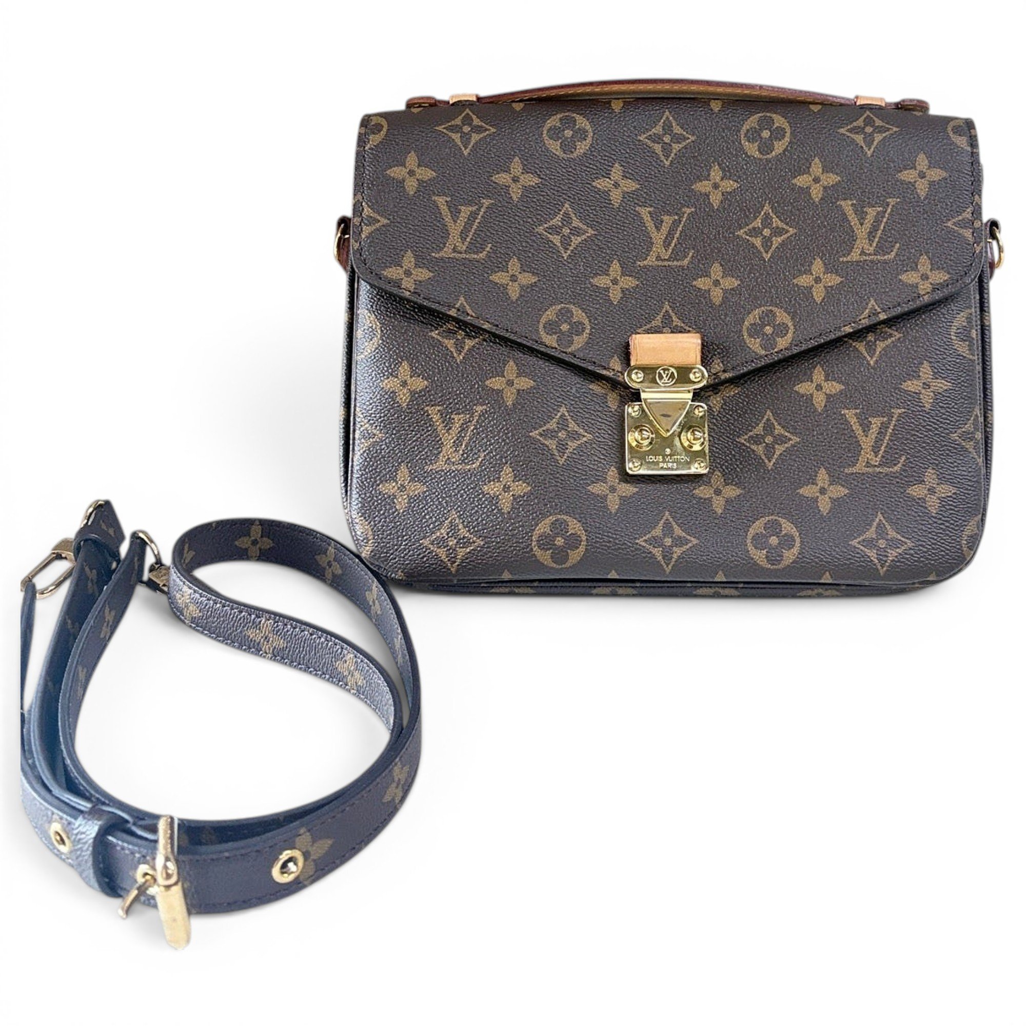 Metis leather satchel
