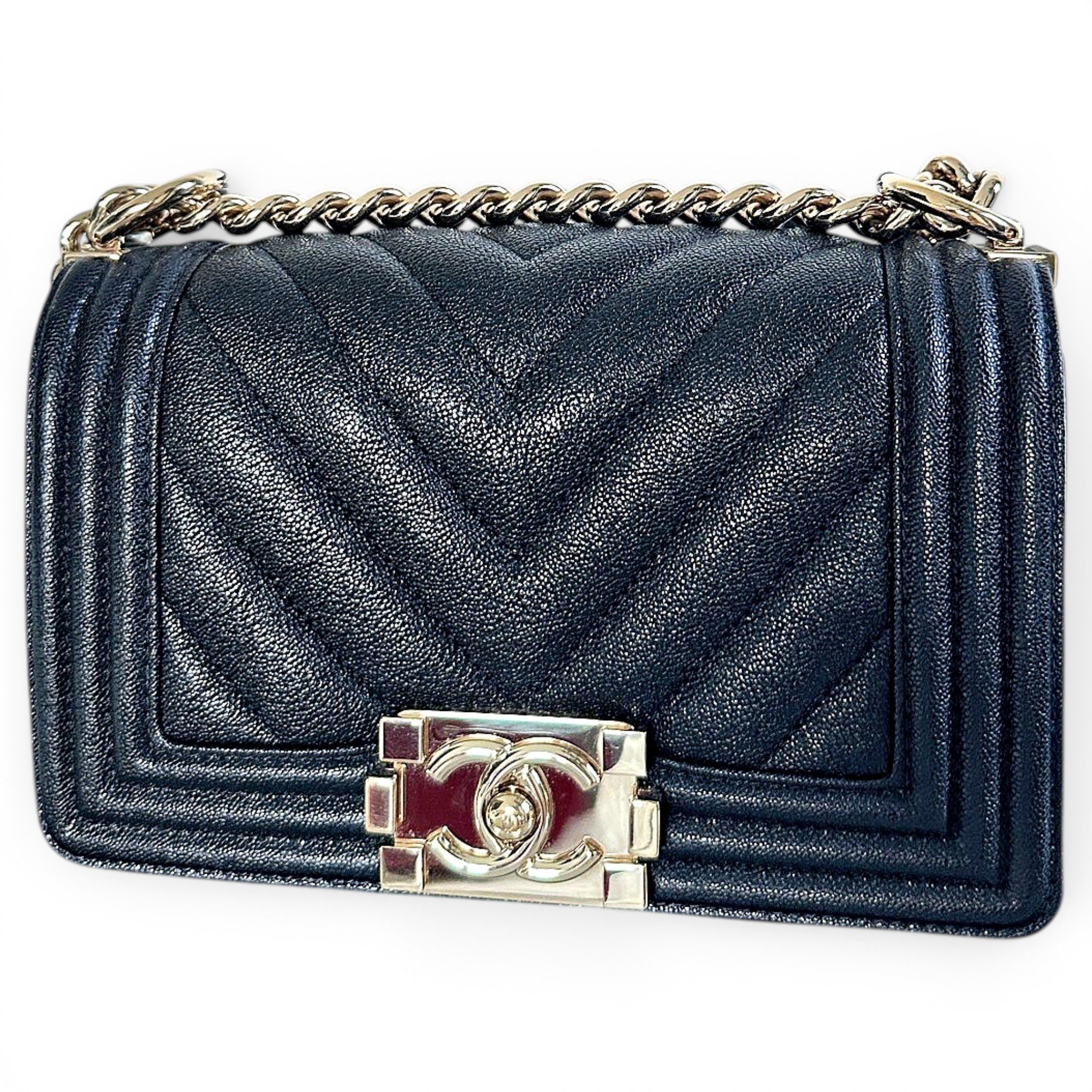 Boy leather handbag