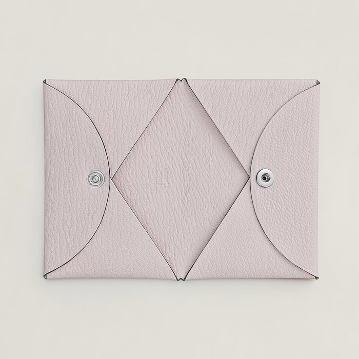 Mauve Pâle Calvi Card Holder