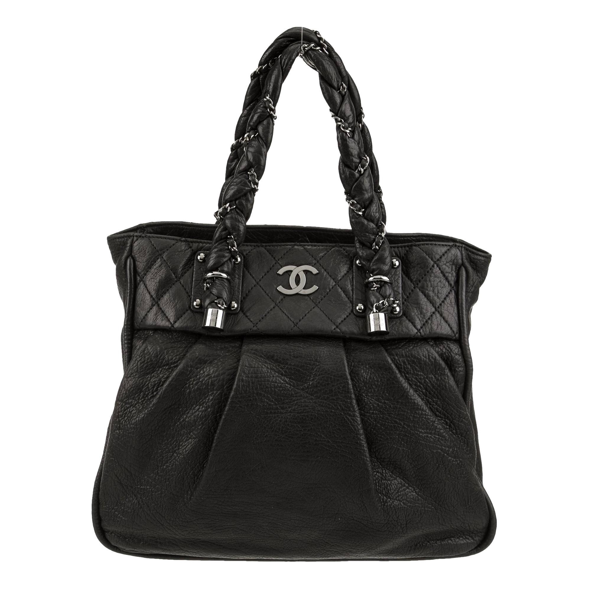 Grand shopping leather tote