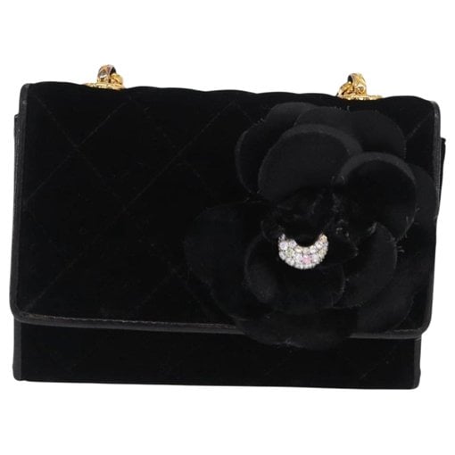 Velvet handbag