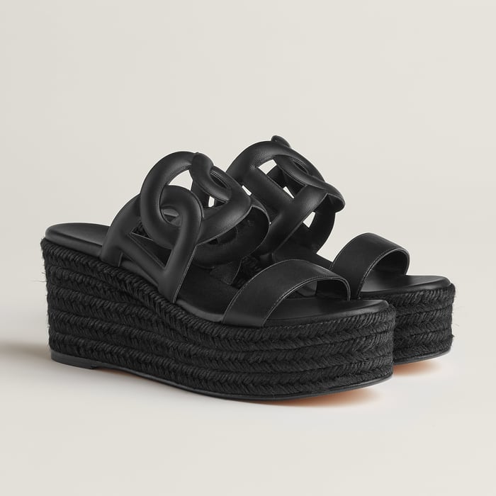 Noir Ithea 30 Espadrille