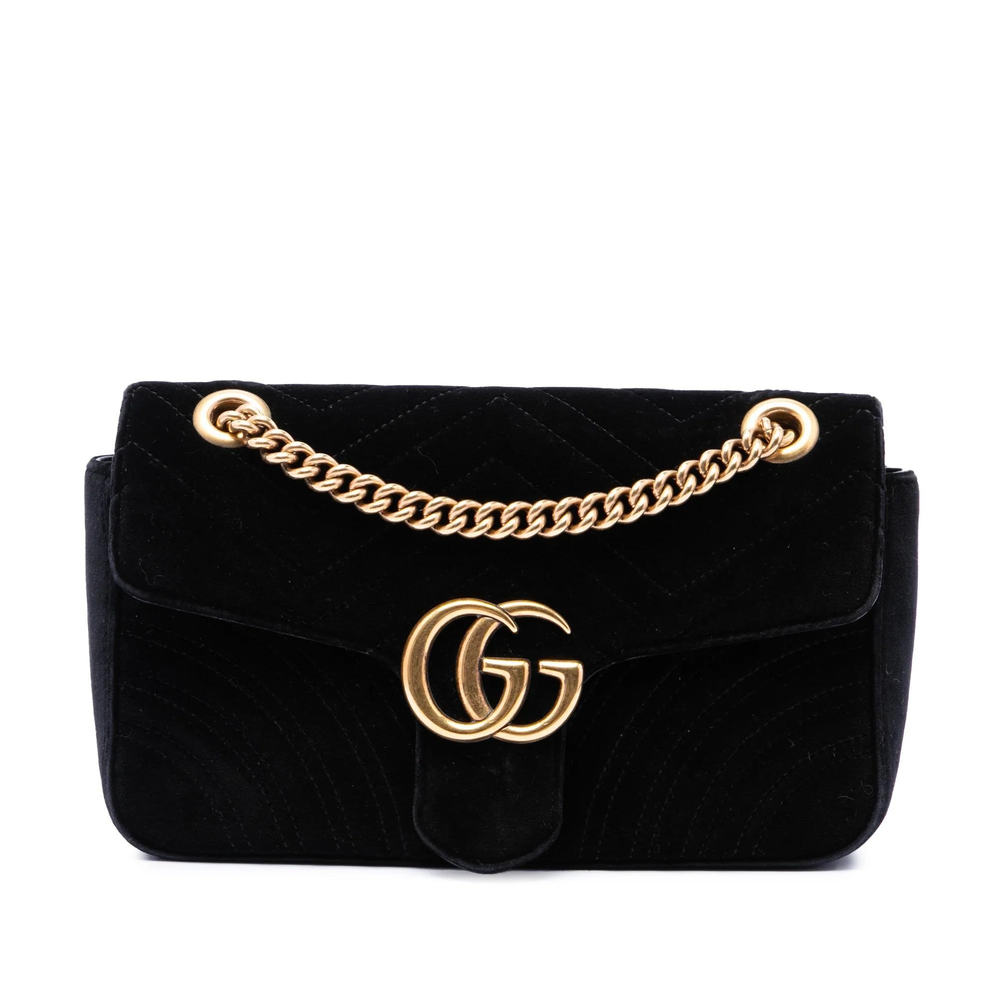 GG Marmont velvet handbag