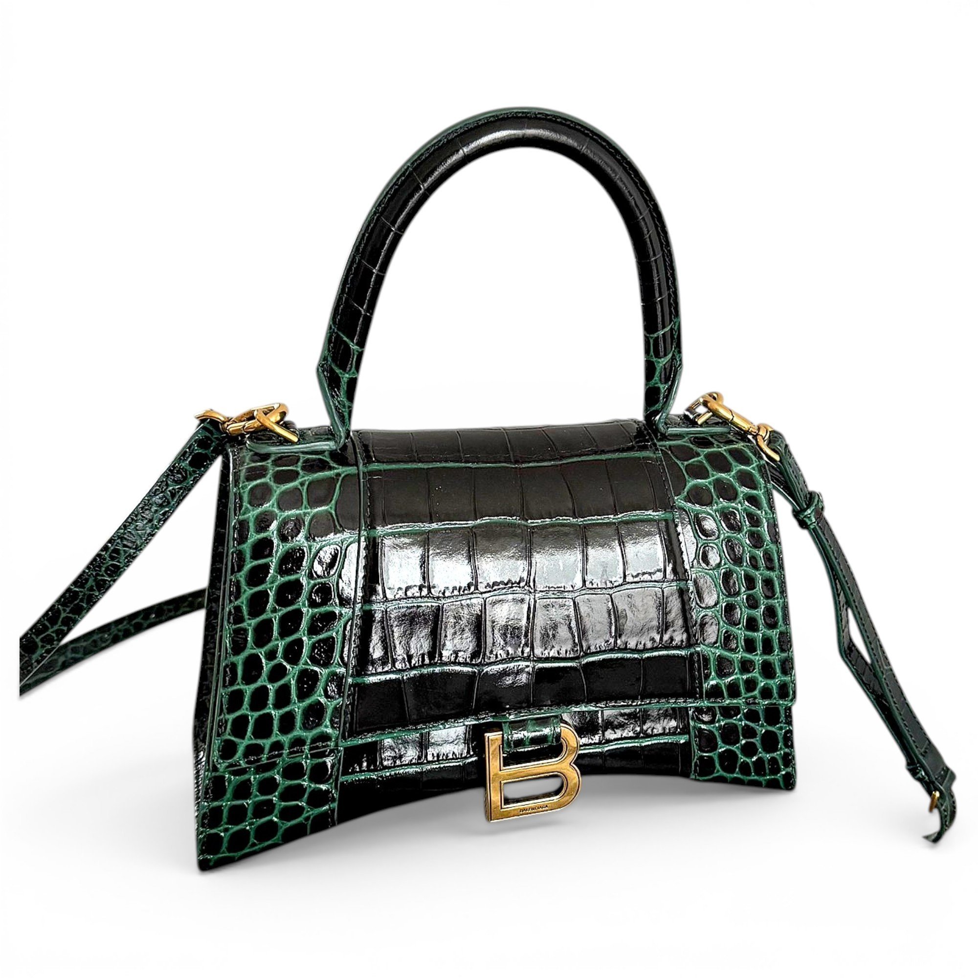 Balenciaga Hourglass leather crossbody bag