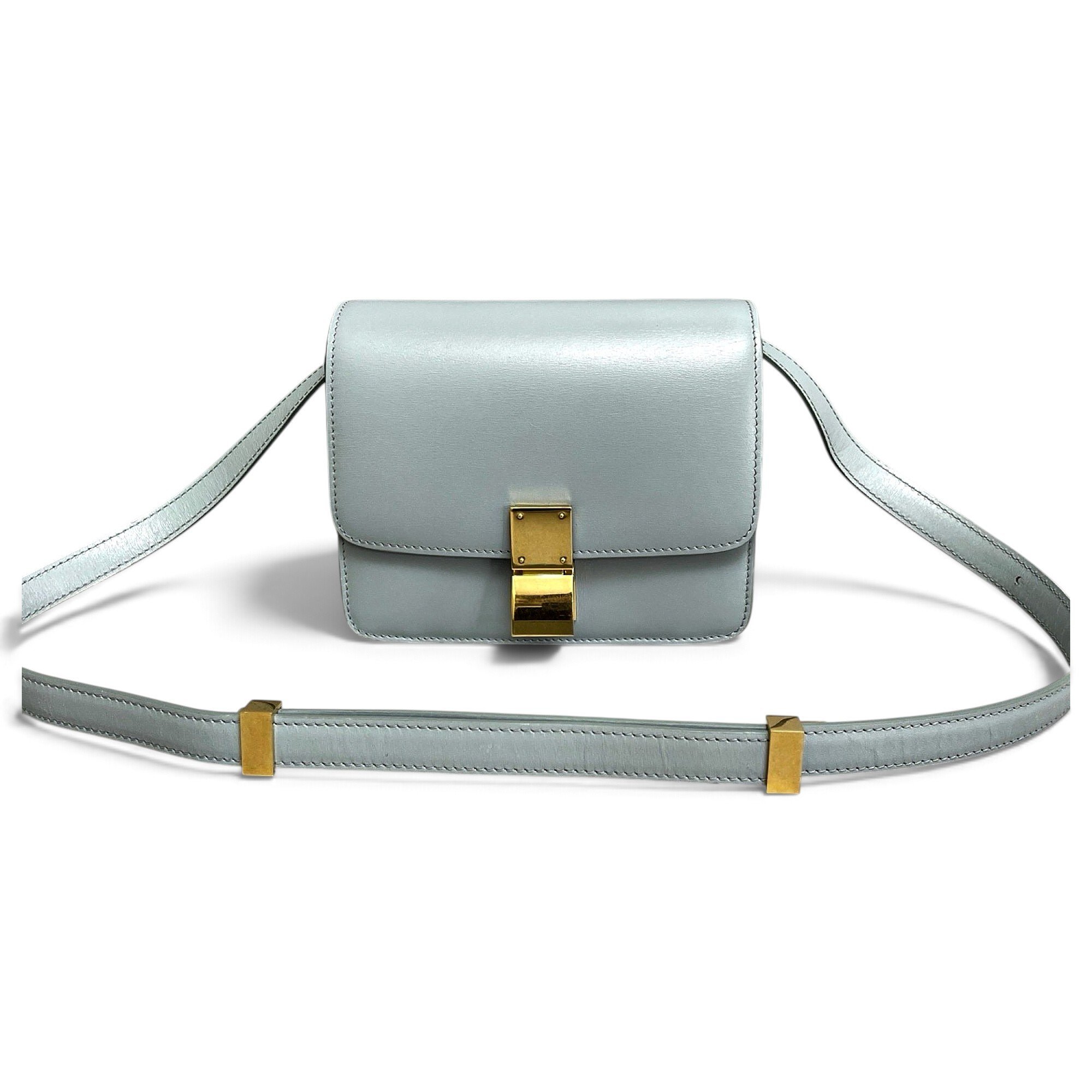 Classic leather crossbody bag
