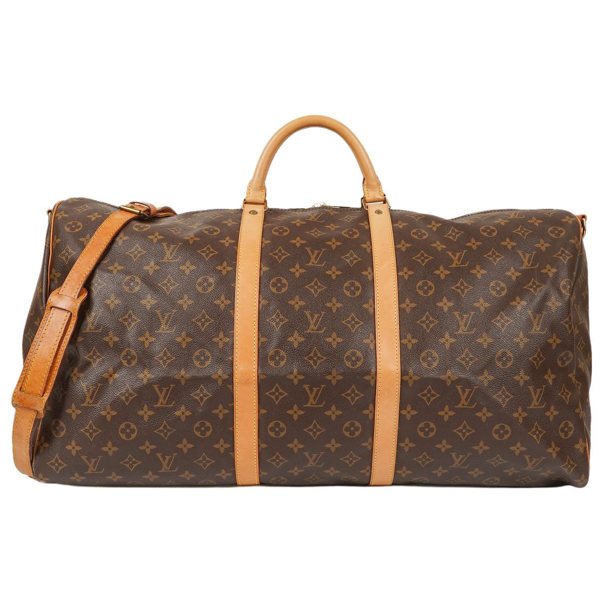 Louis Vuitton Keepall cloth travel bag