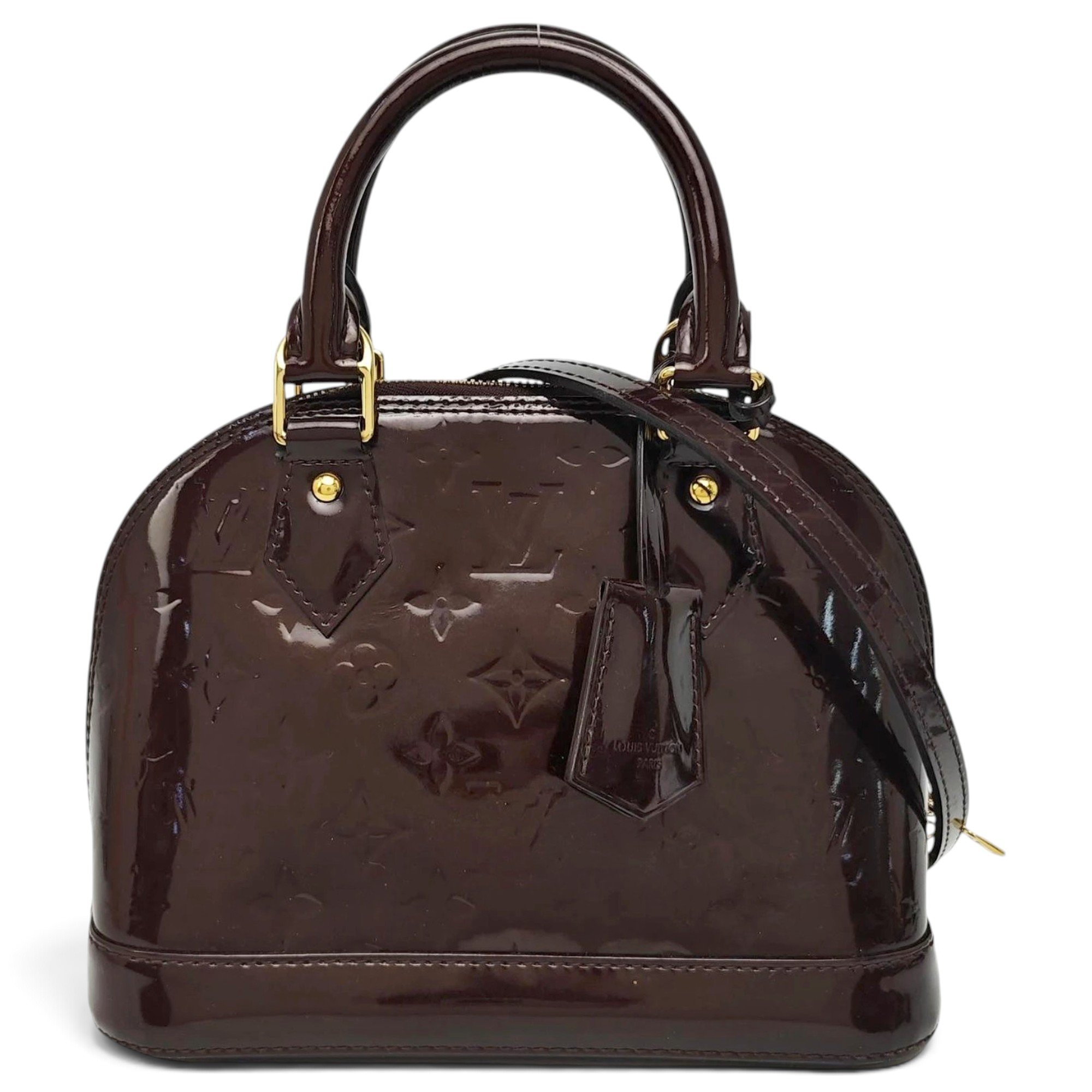 Louis Vuitton Alma leather handbag