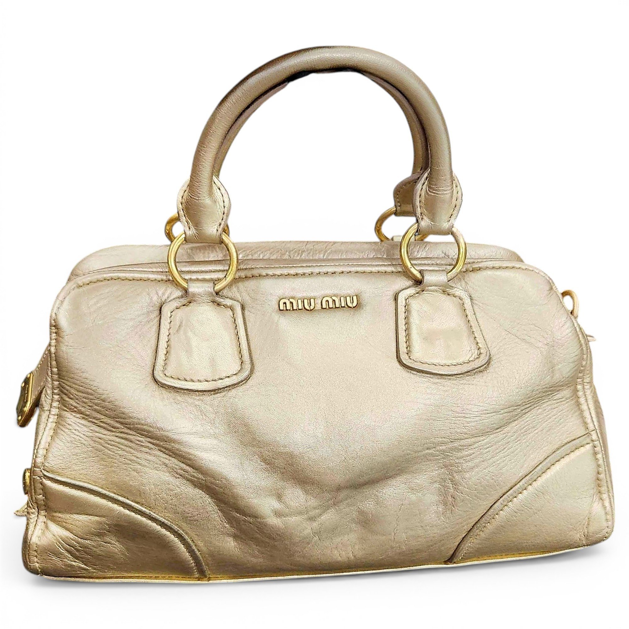 Leather handbag