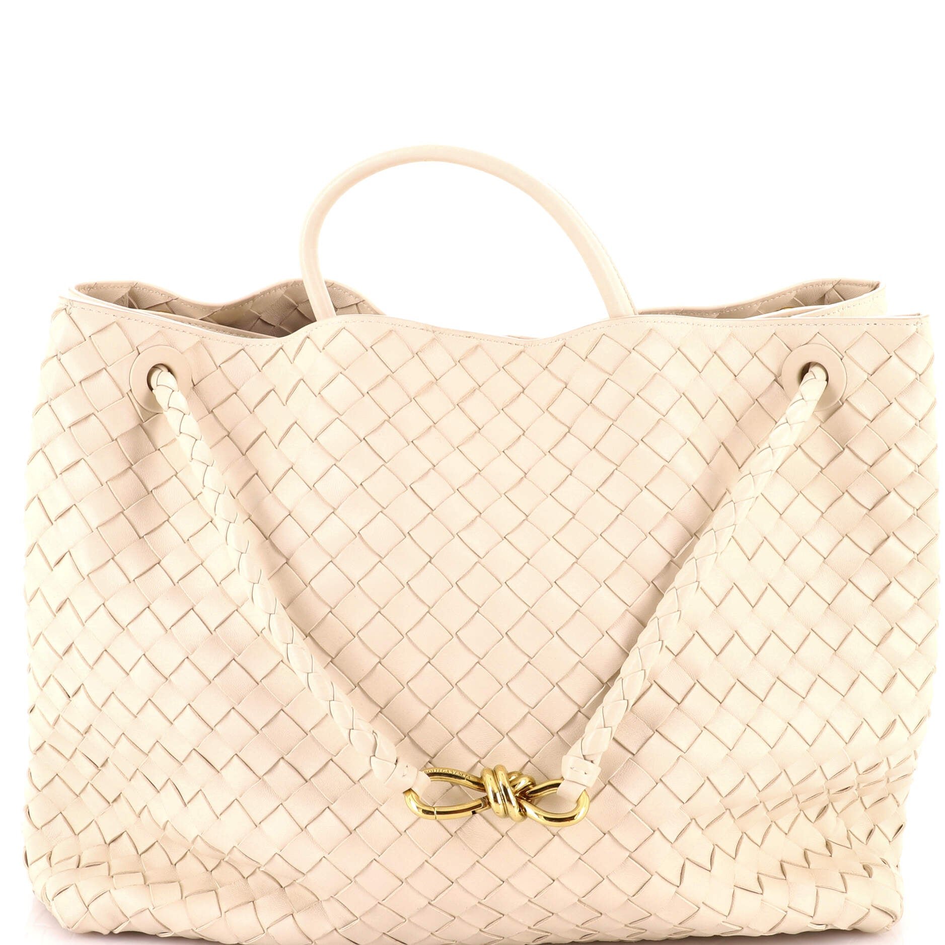 Andiamo Top Handle Bag Intrecciato Nappa Large