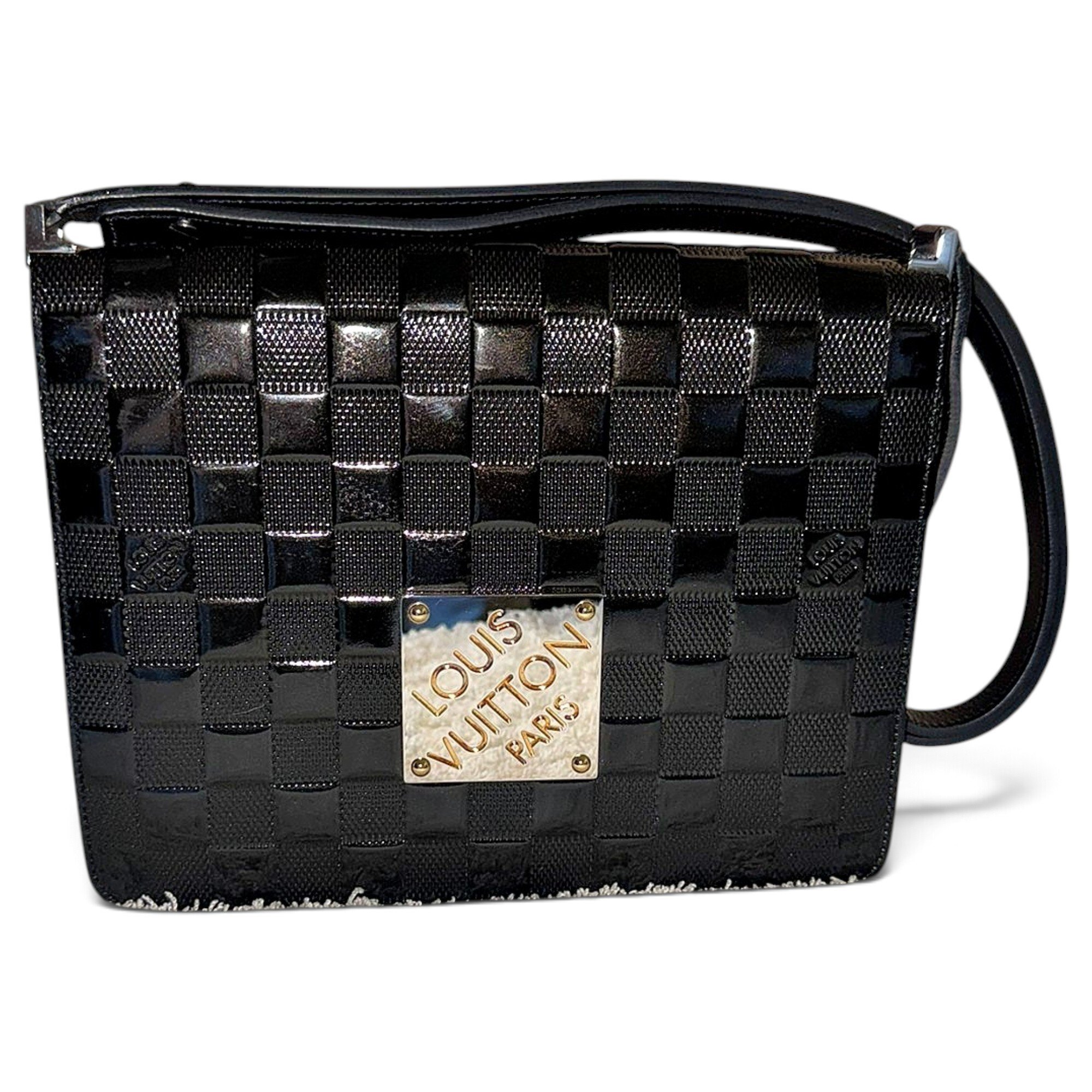 Cabaret patent leather handbag