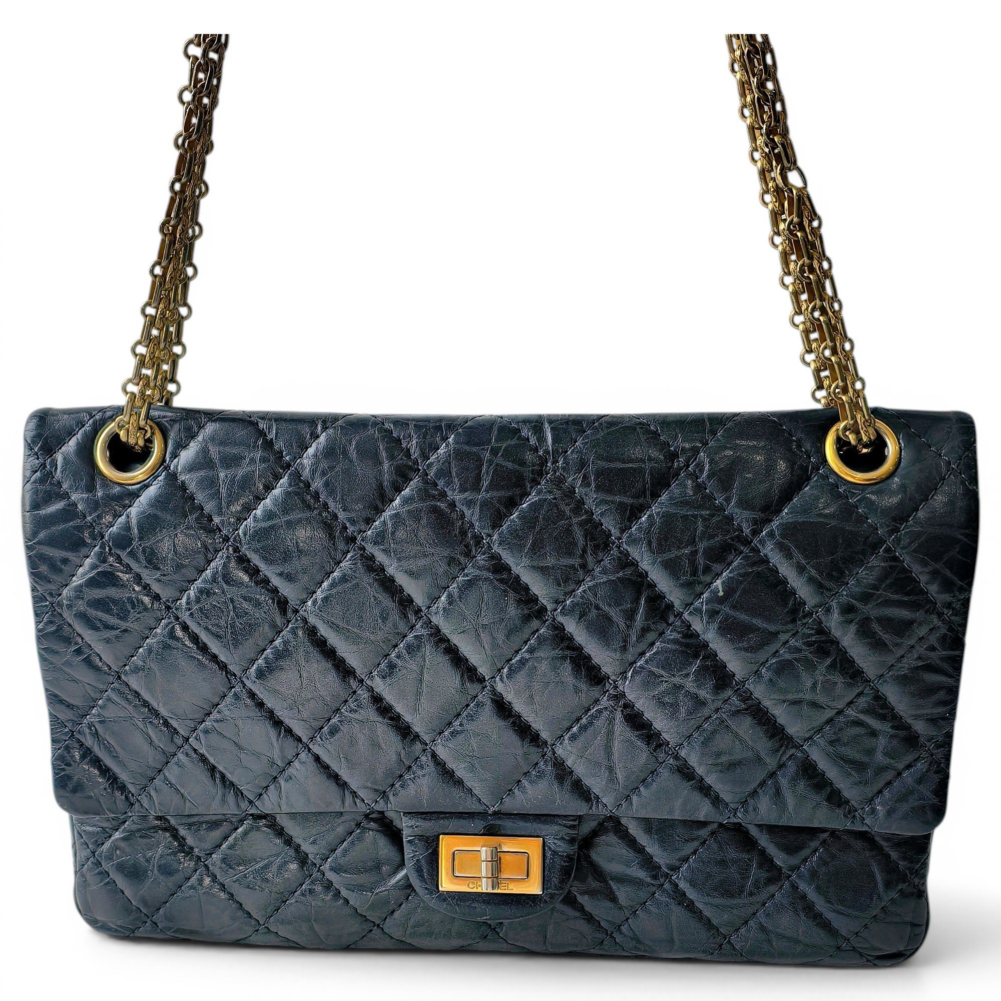 2.55 leather handbag