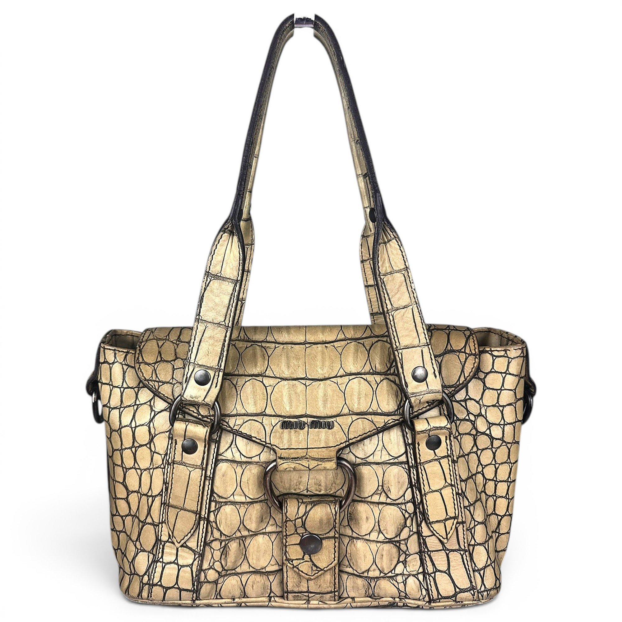 Leather handbag