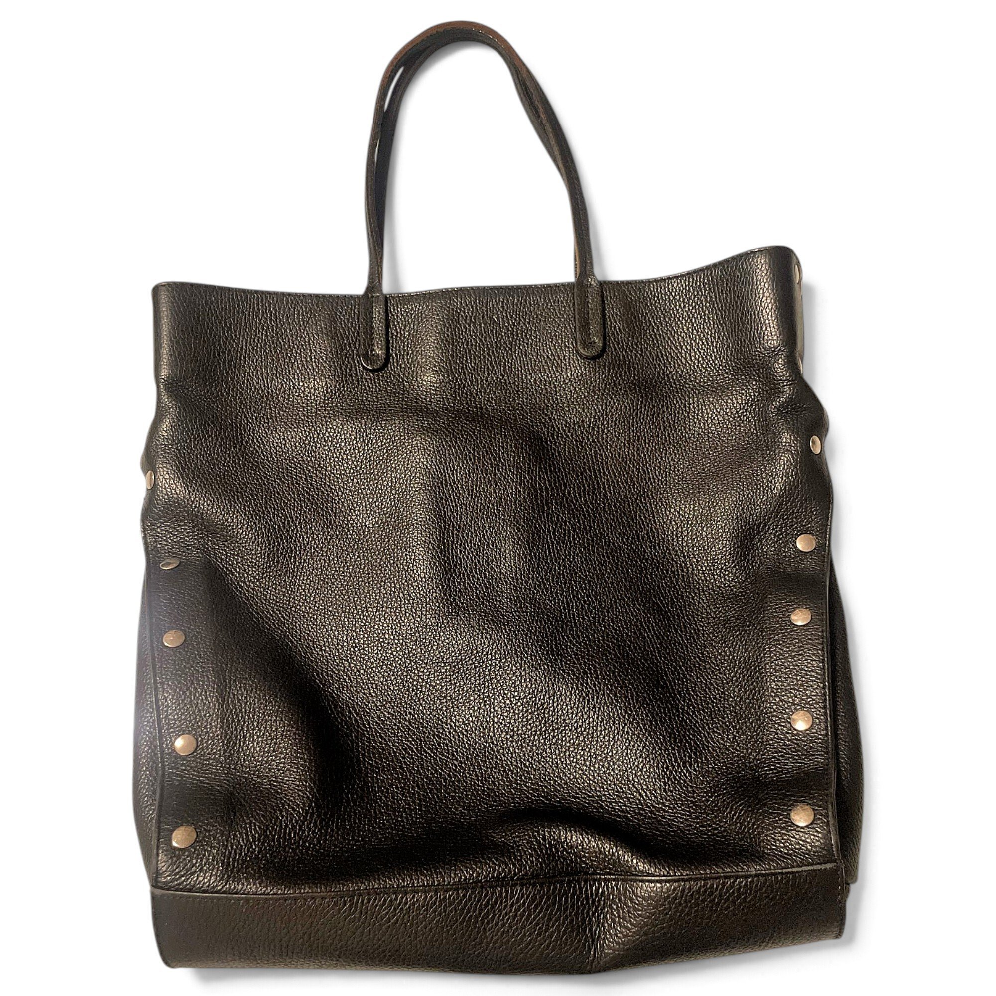 Leather tote