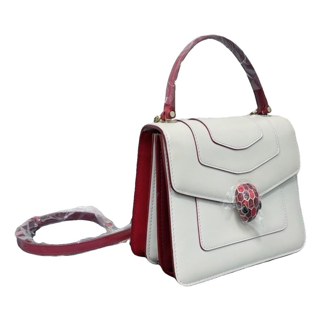 Serpenti leather handbag
