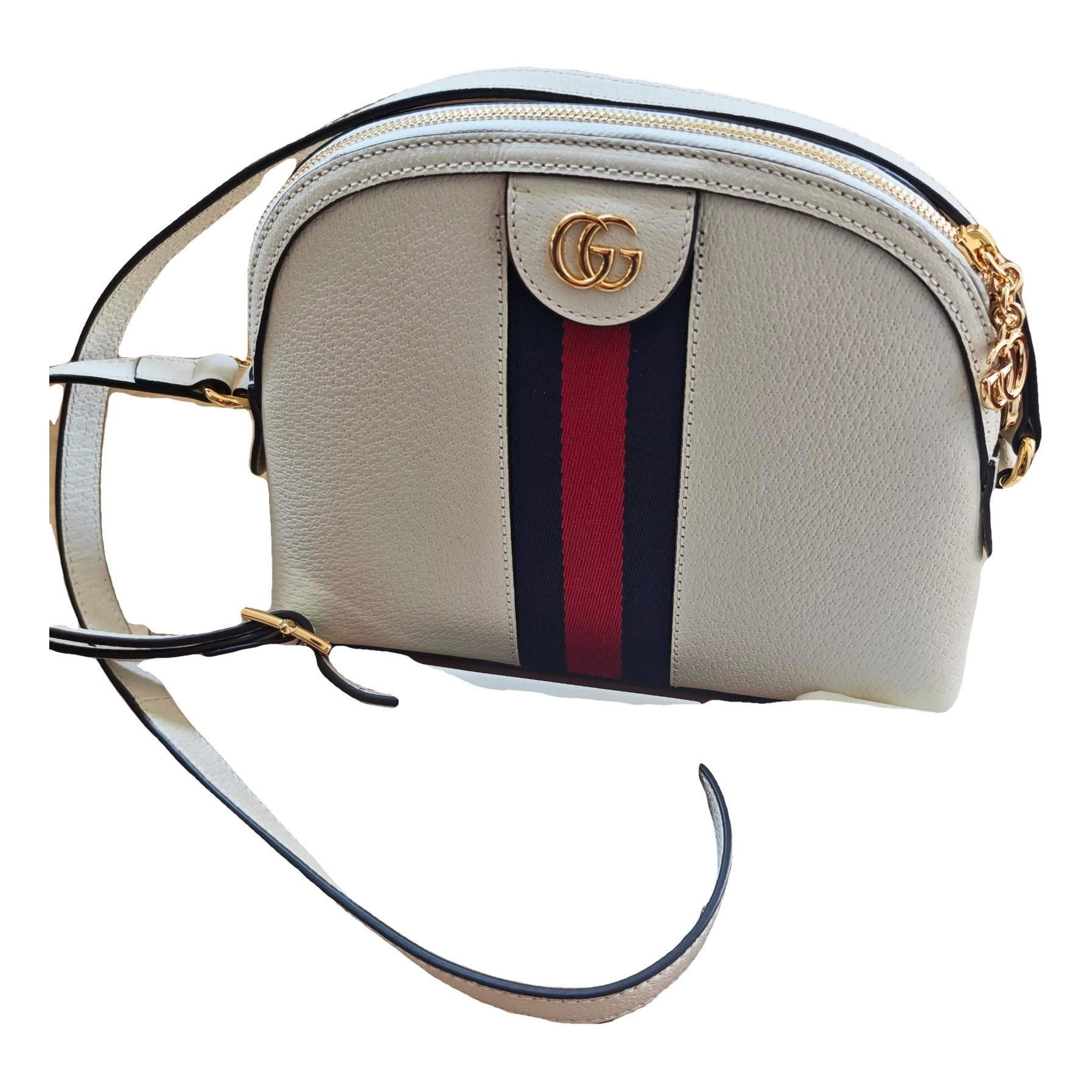 Ophidia Dome leather handbag