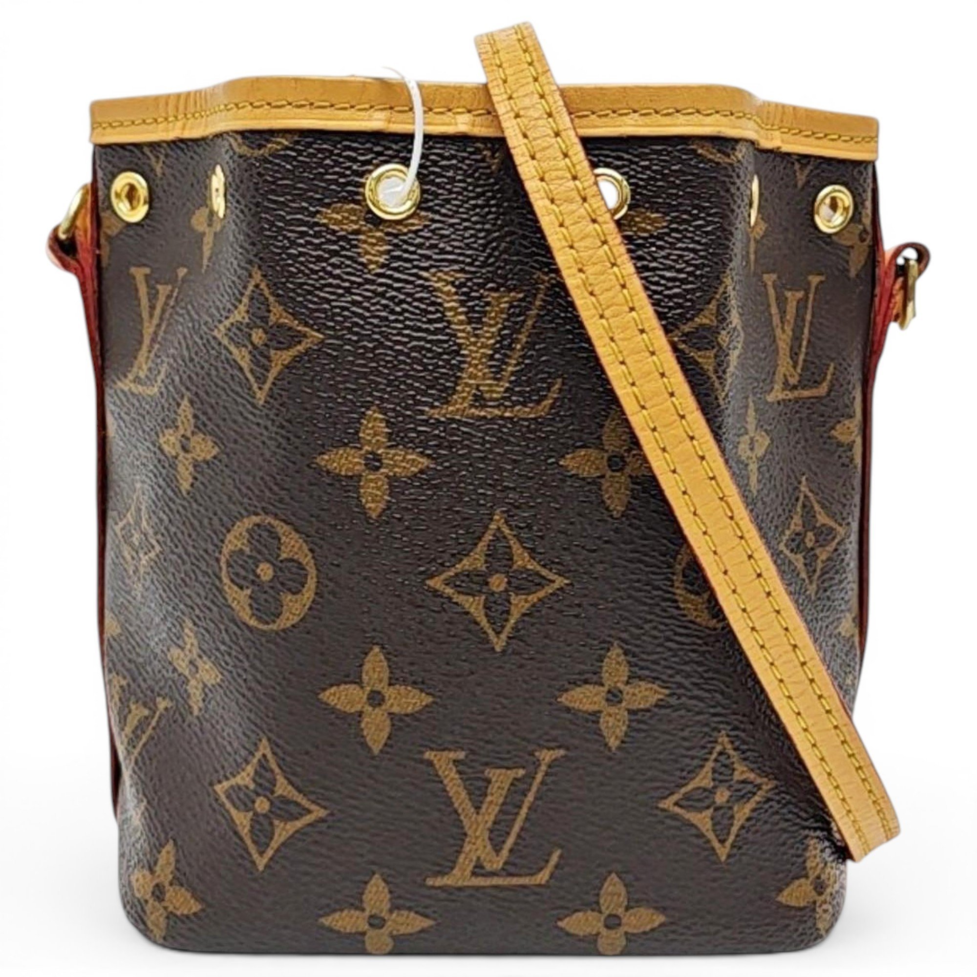 Nano Noé leather handbag