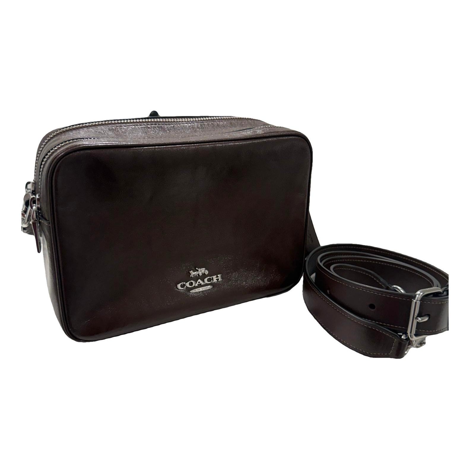 Leather crossbody bag