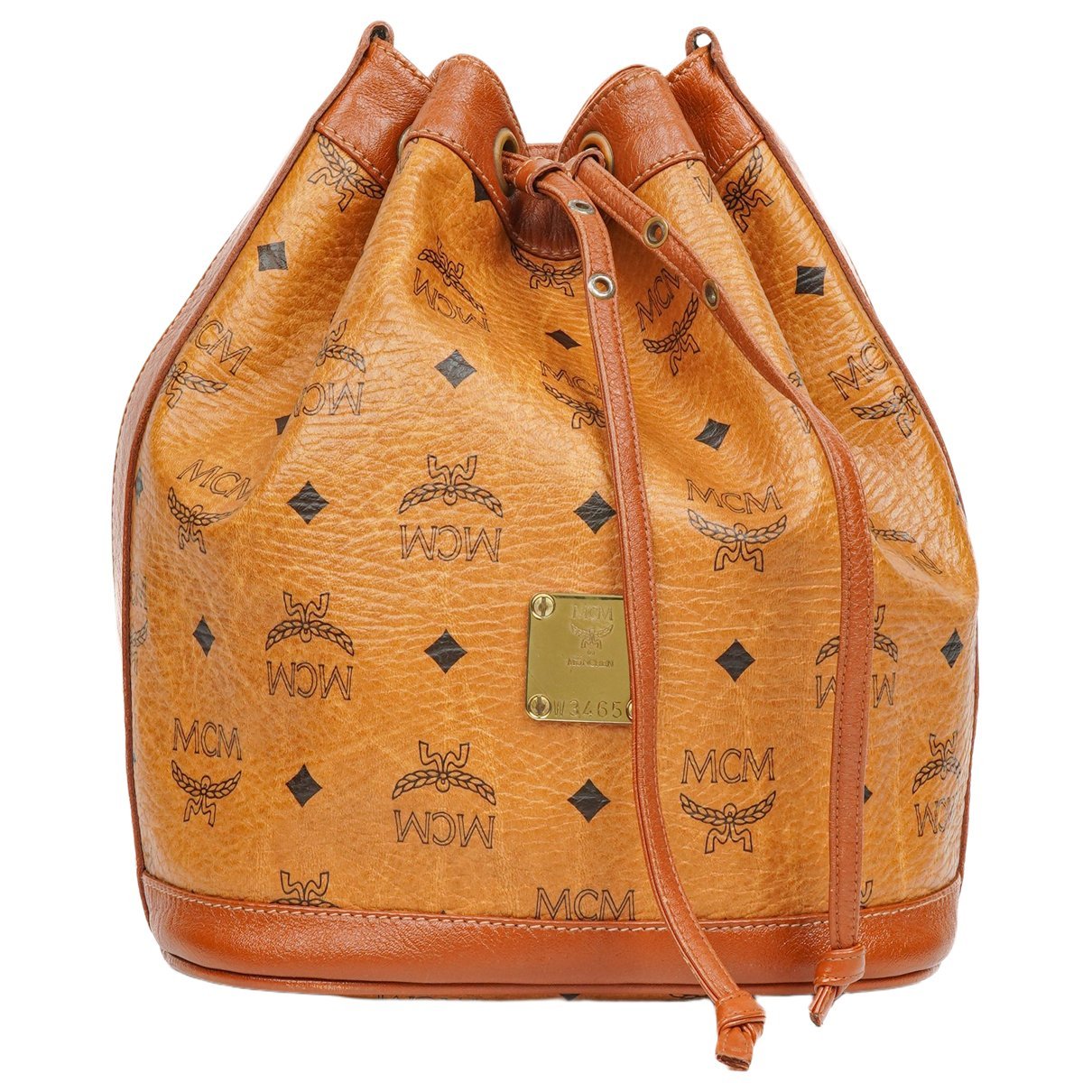 Heritage Drawstring leather handbag