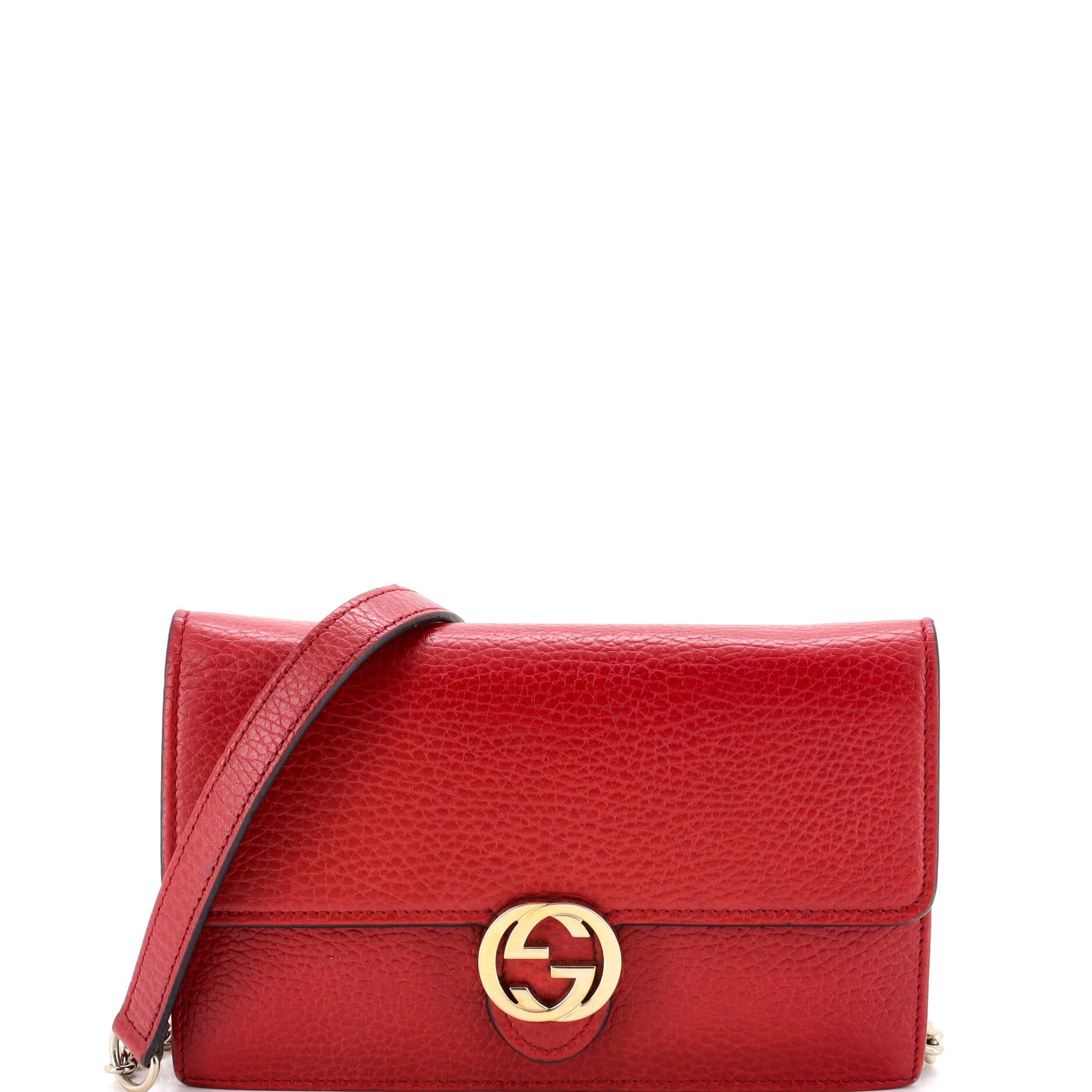 Interlocking Wallet on Chain Leather