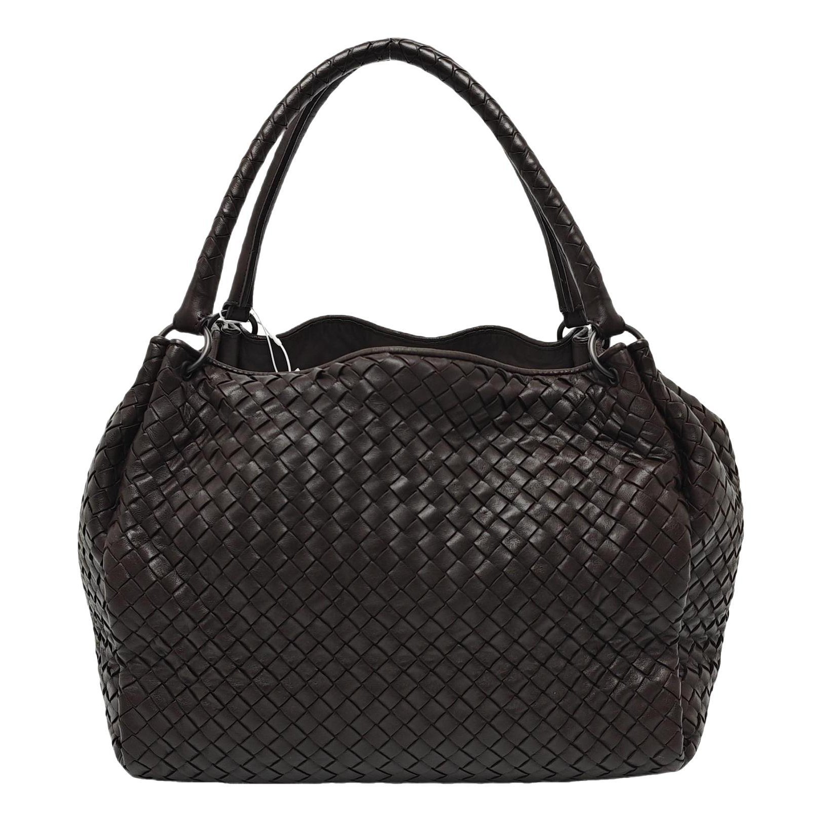 Parachute leather handbag
