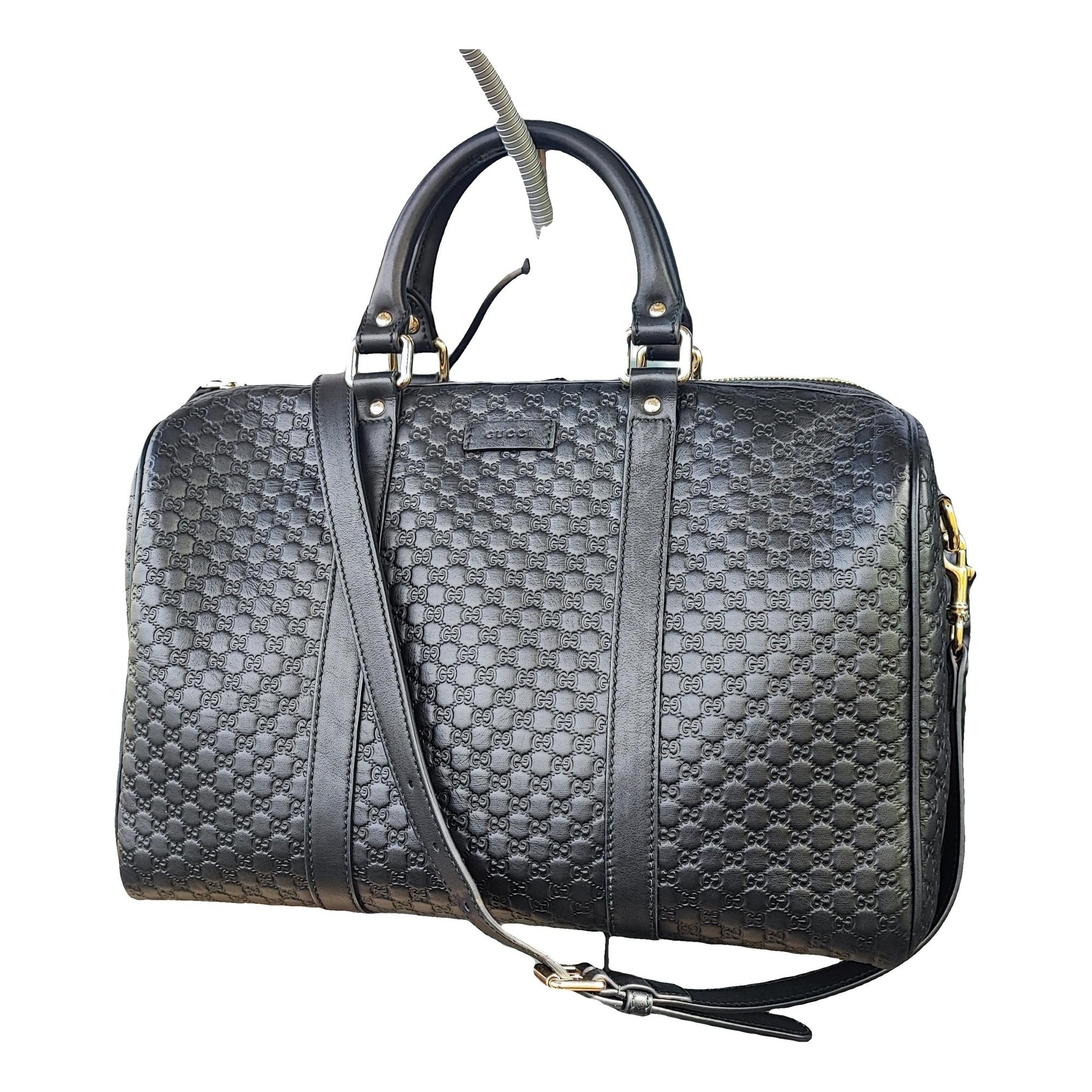 Boston leather handbag