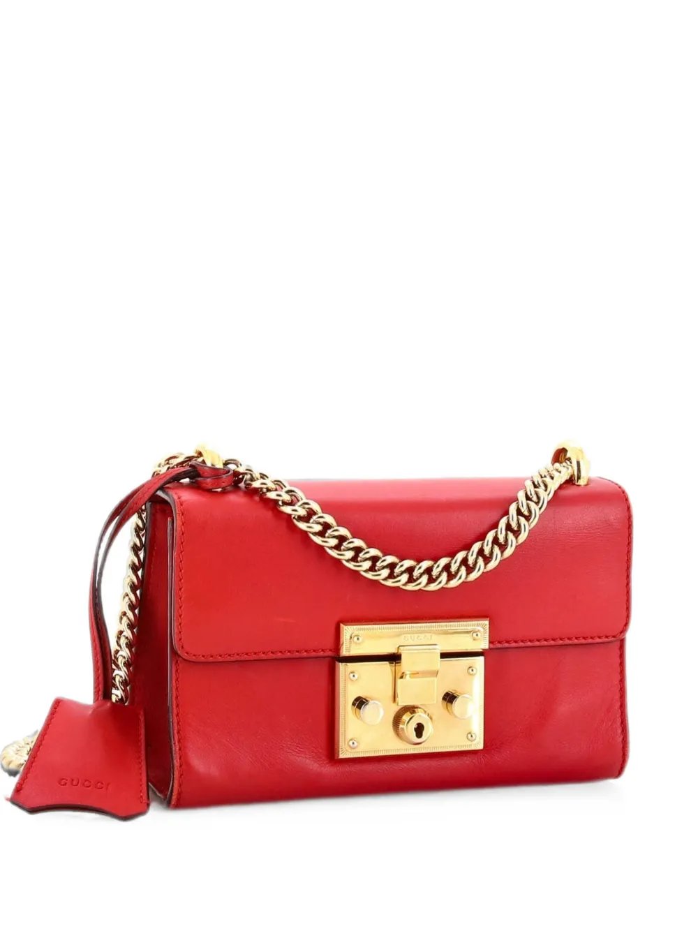 Padlock Shoulder Bag Leather Small crossbody bag