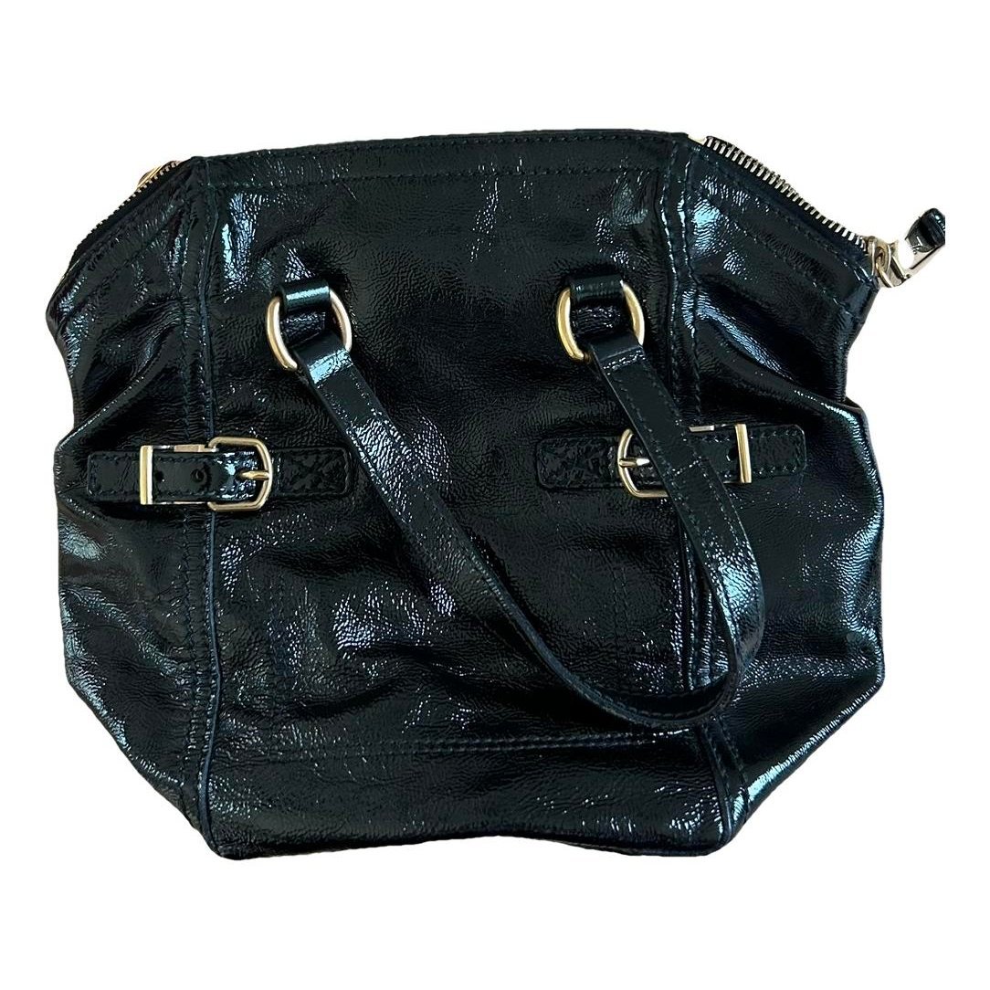 Patent leather handbag