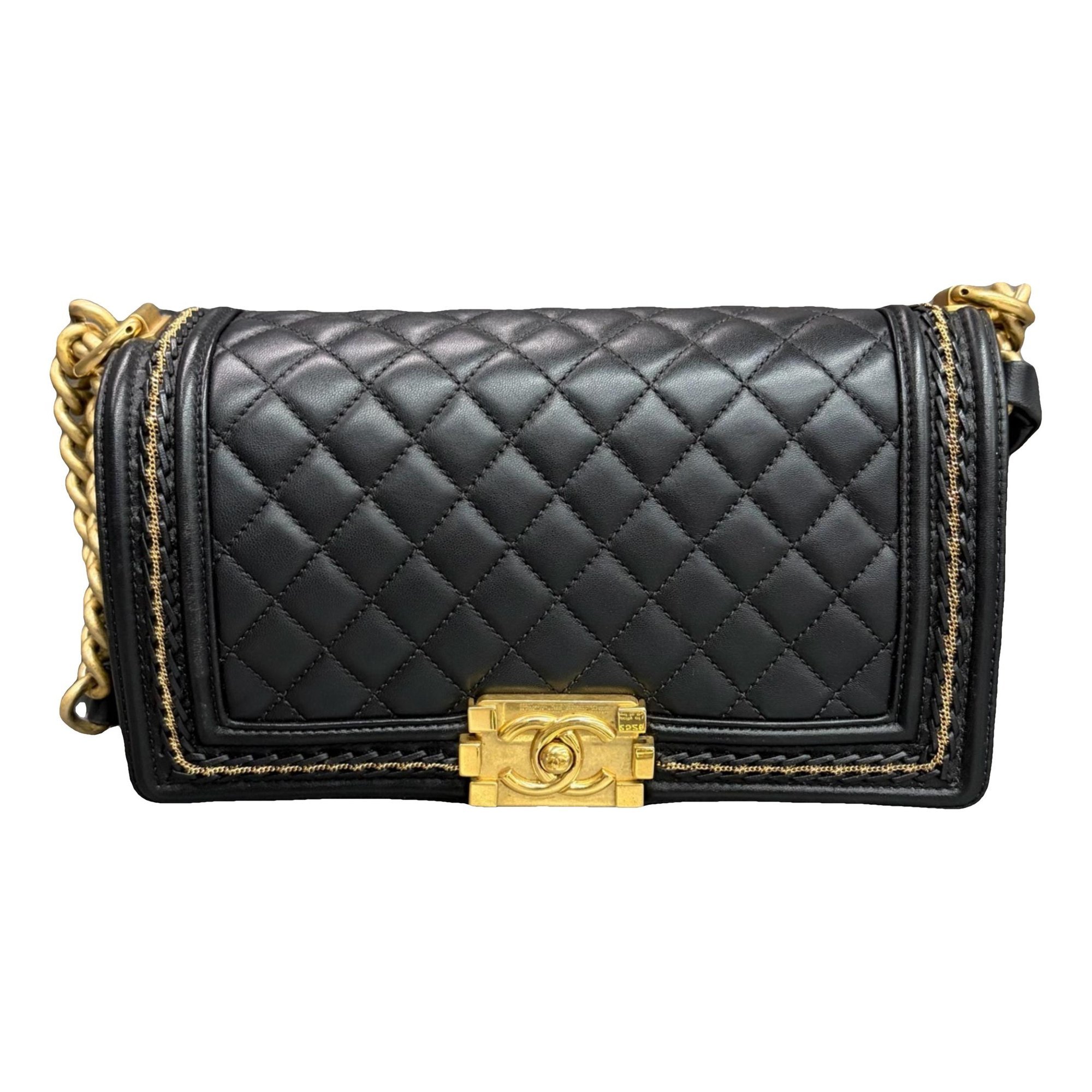 Boy leather crossbody bag