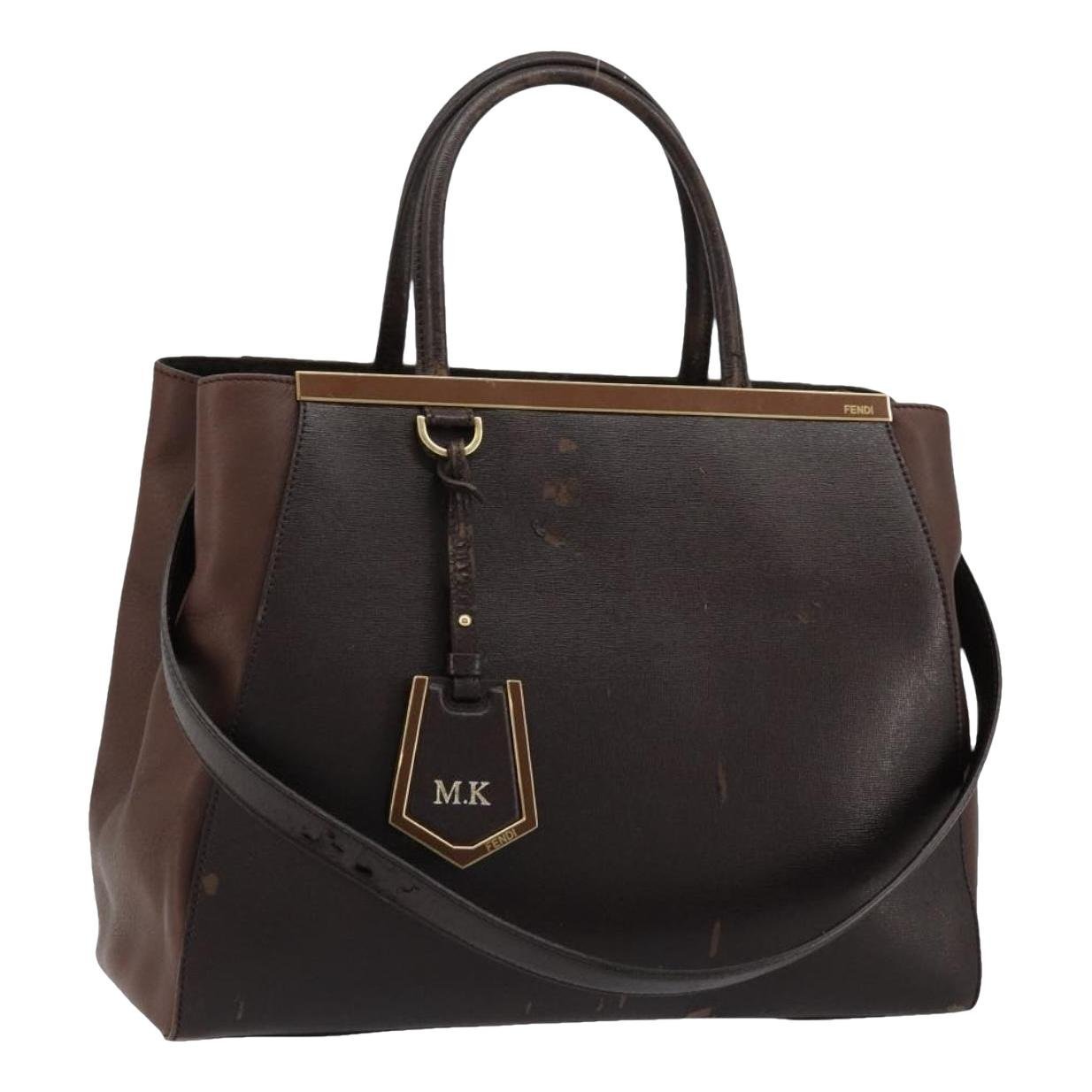 Leather tote