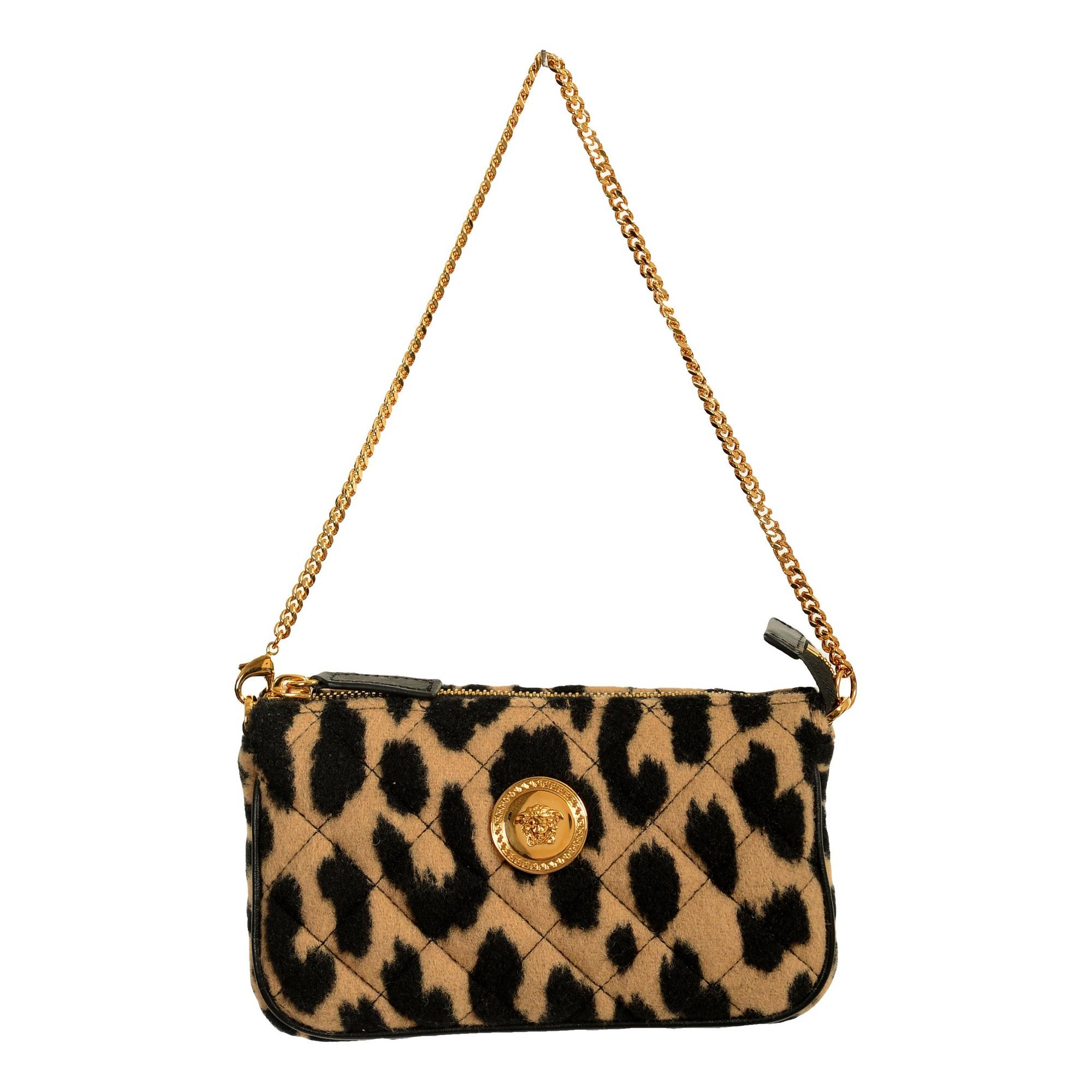 Versace La Medusa leather handbag