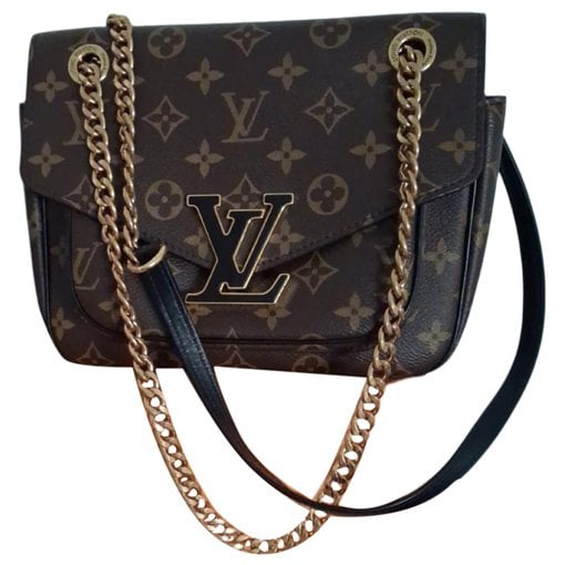 Twist leather handbag