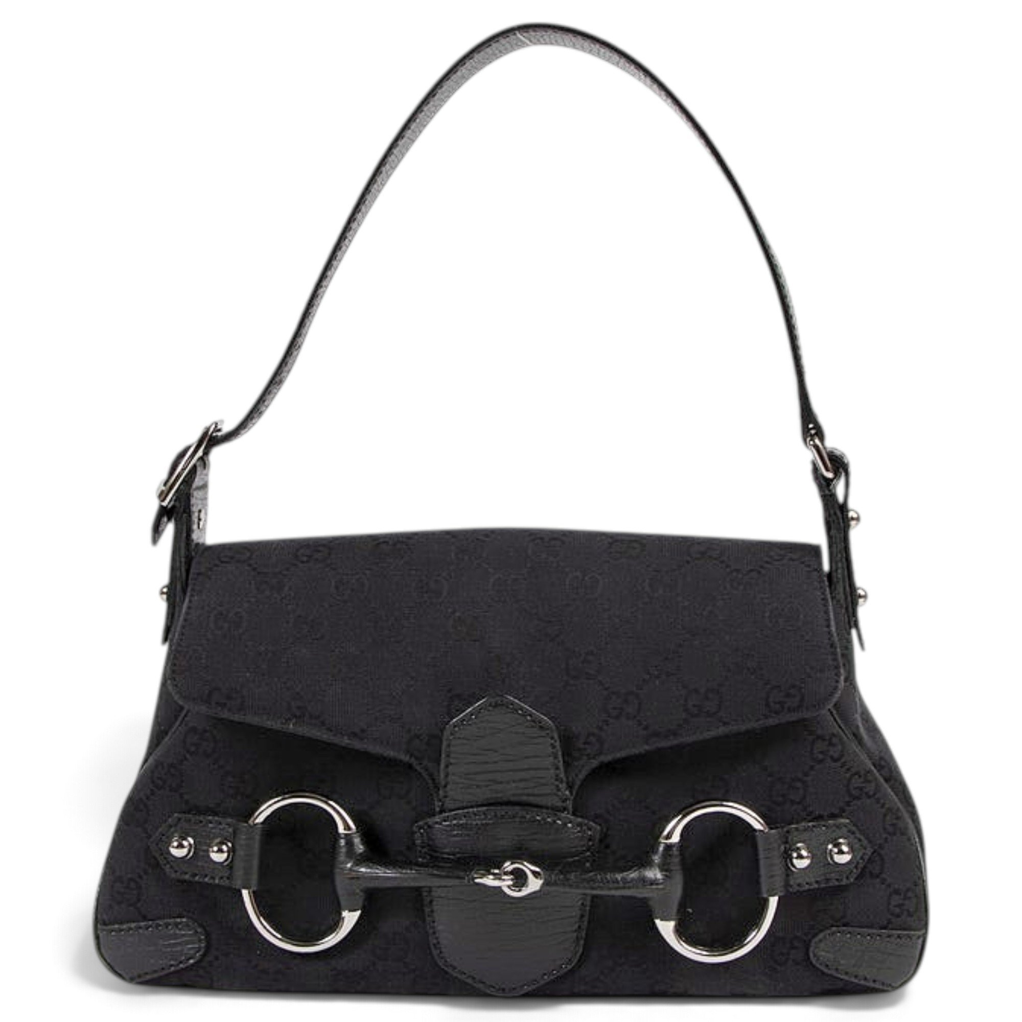 Horsebit Chain cloth handbag