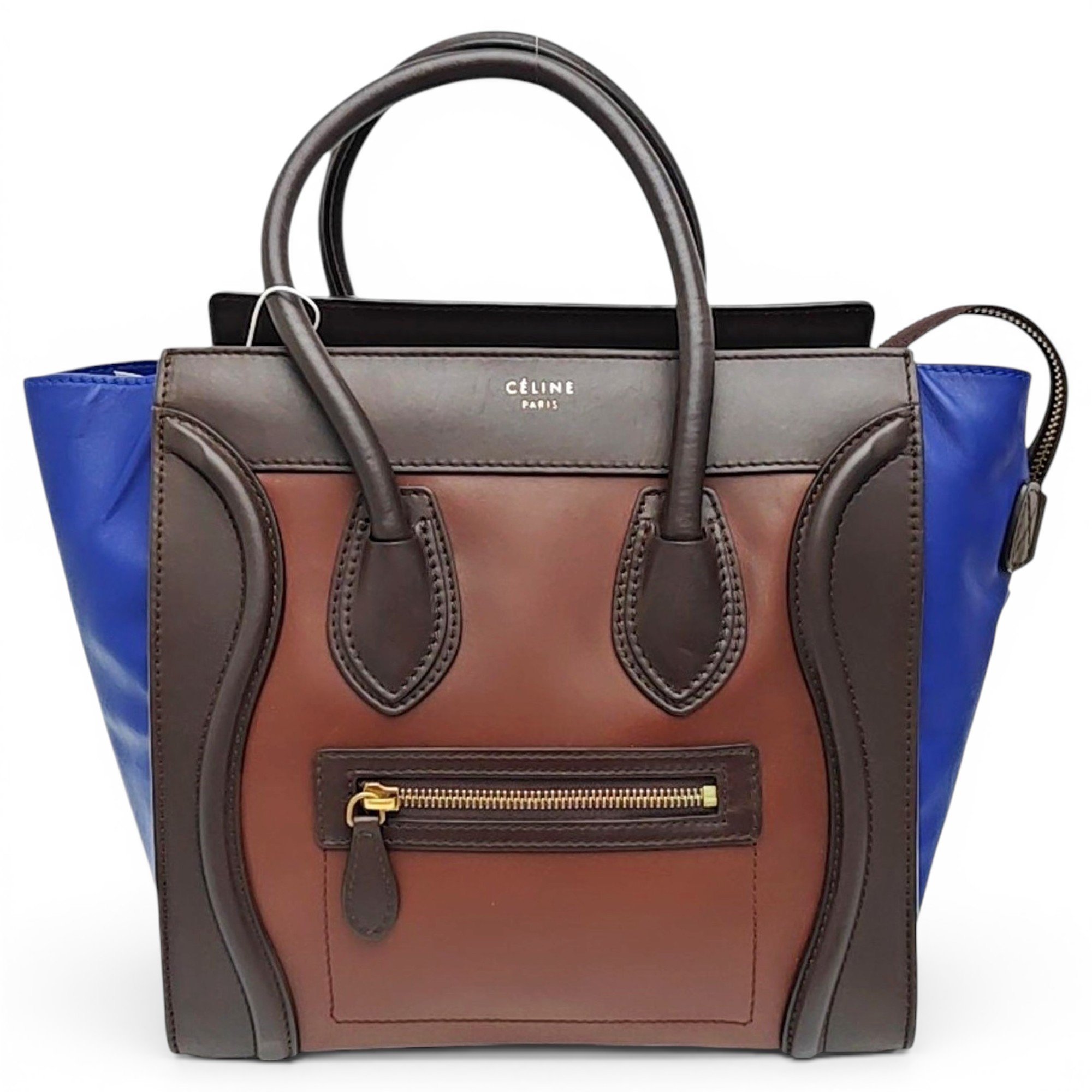 Luggage leather tote