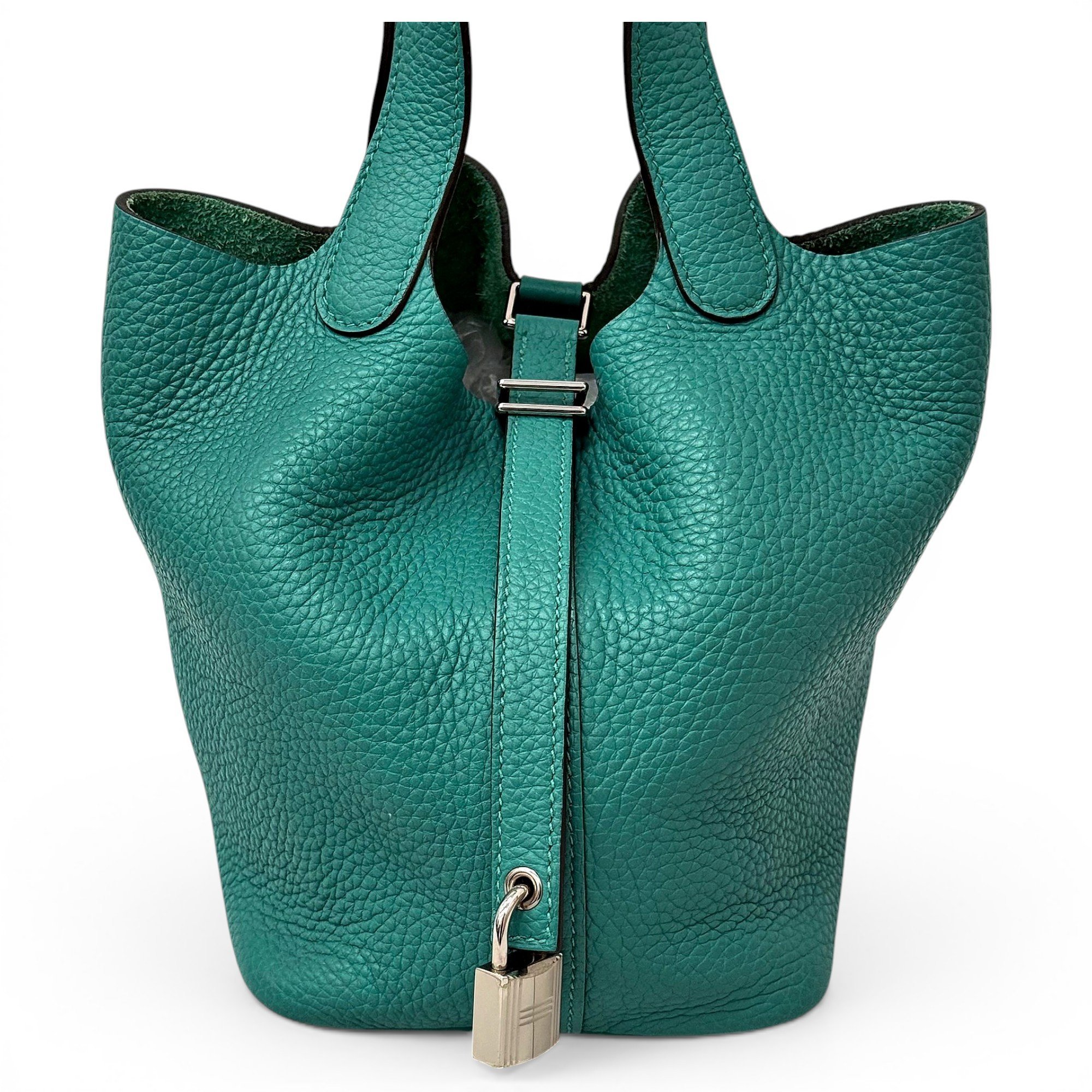 Picotin leather handbag