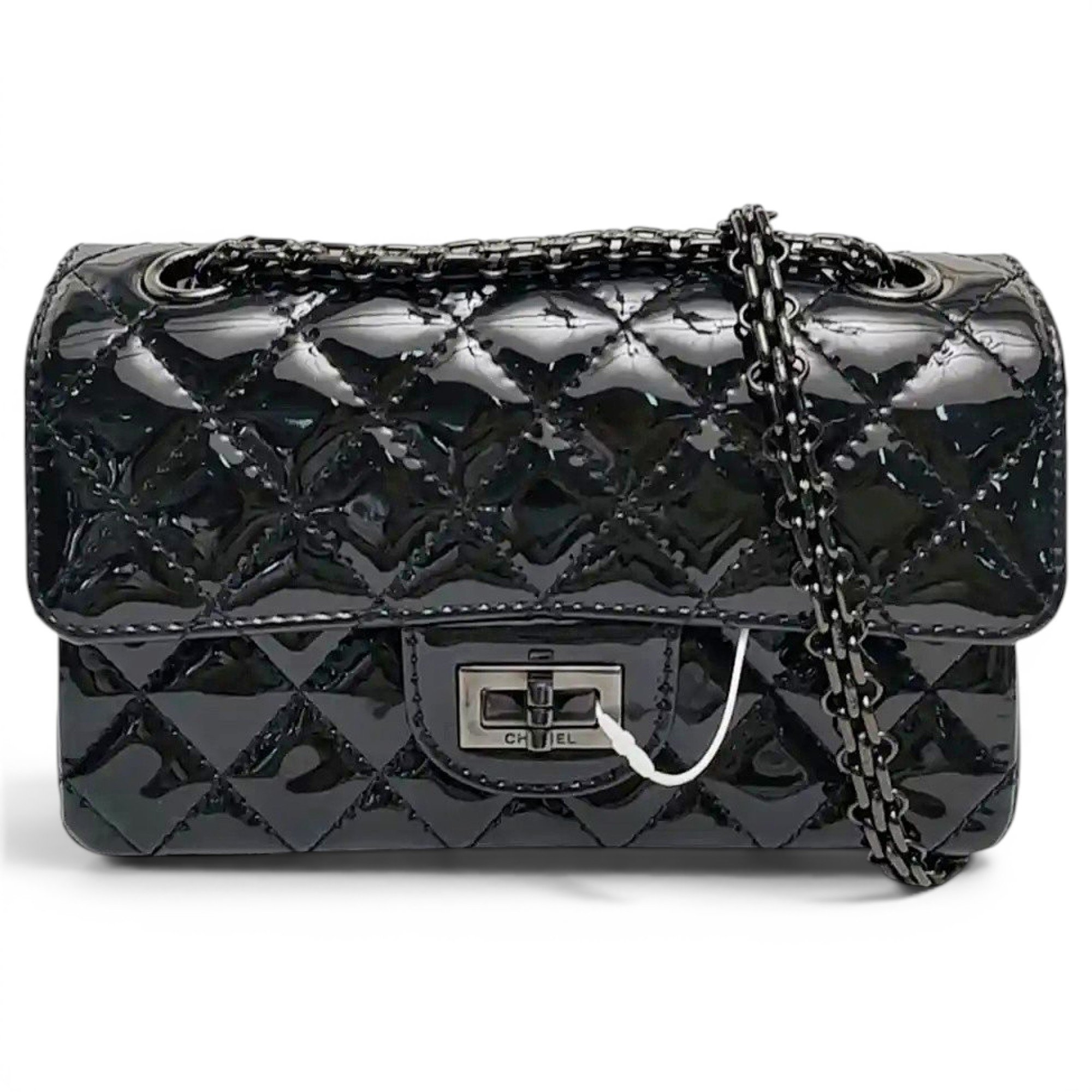 2.55 patent leather mini bag