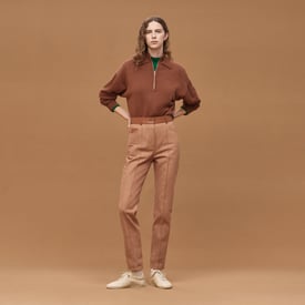 High collar sweater