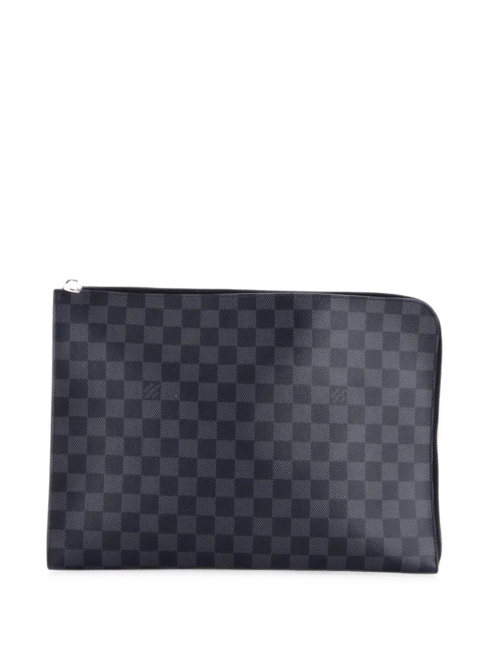 Zip Around Pochette Jour Damier Graphite GM clutch bag