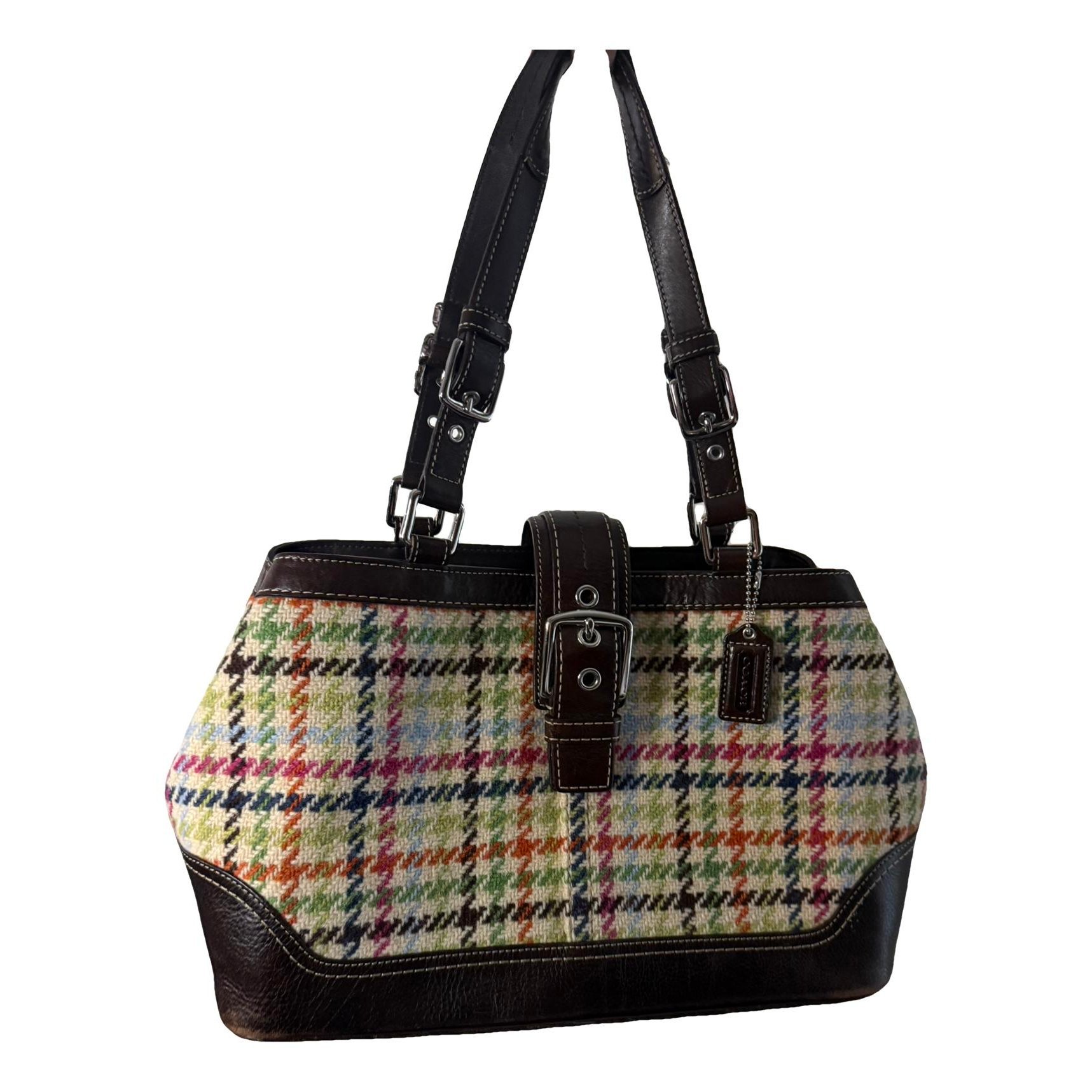 Signature Sufflette tweed handbag