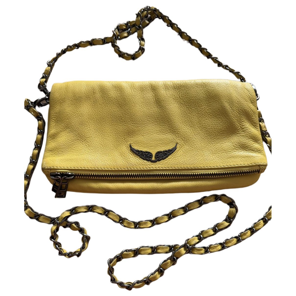Rock leather crossbody bag