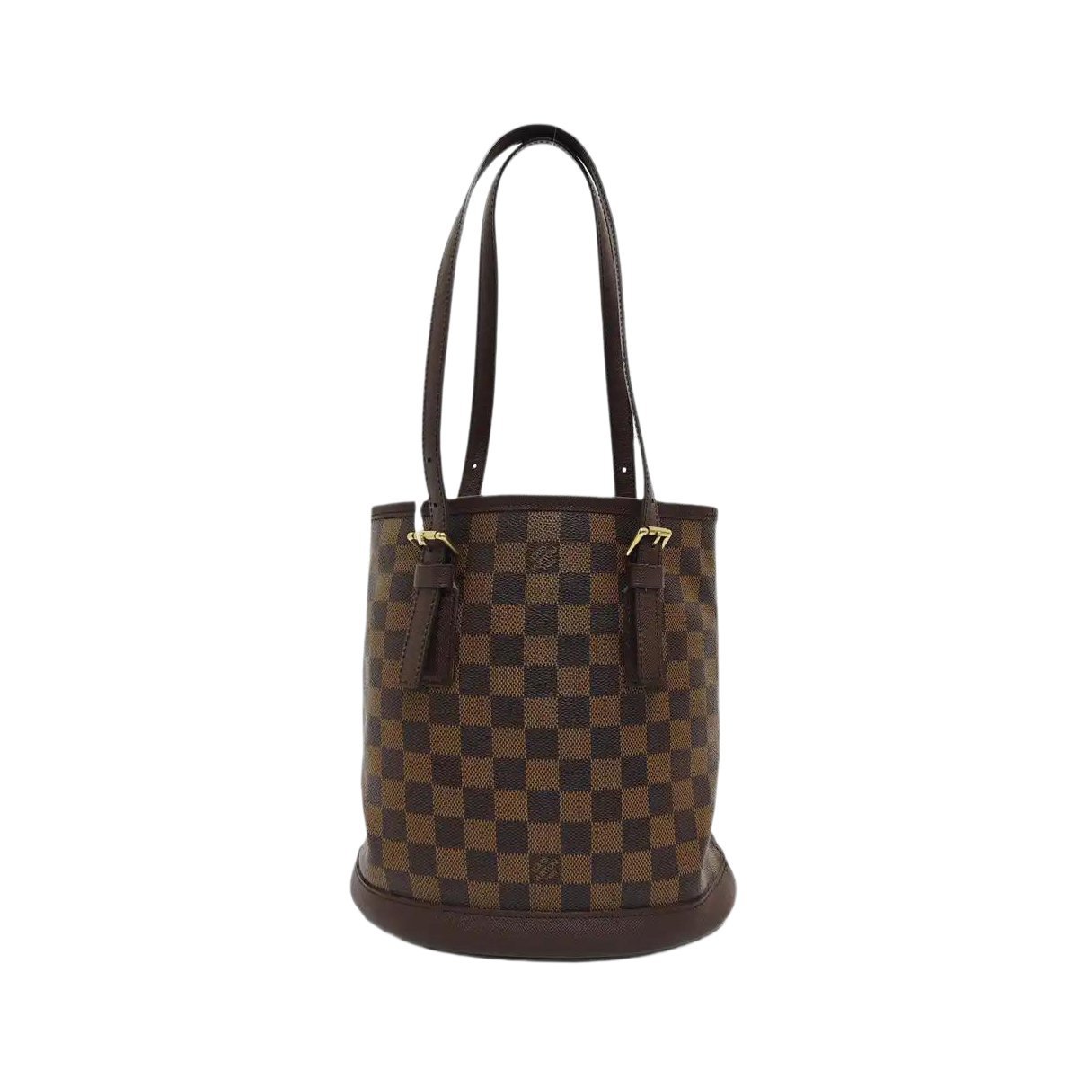 Bucket leather handbag