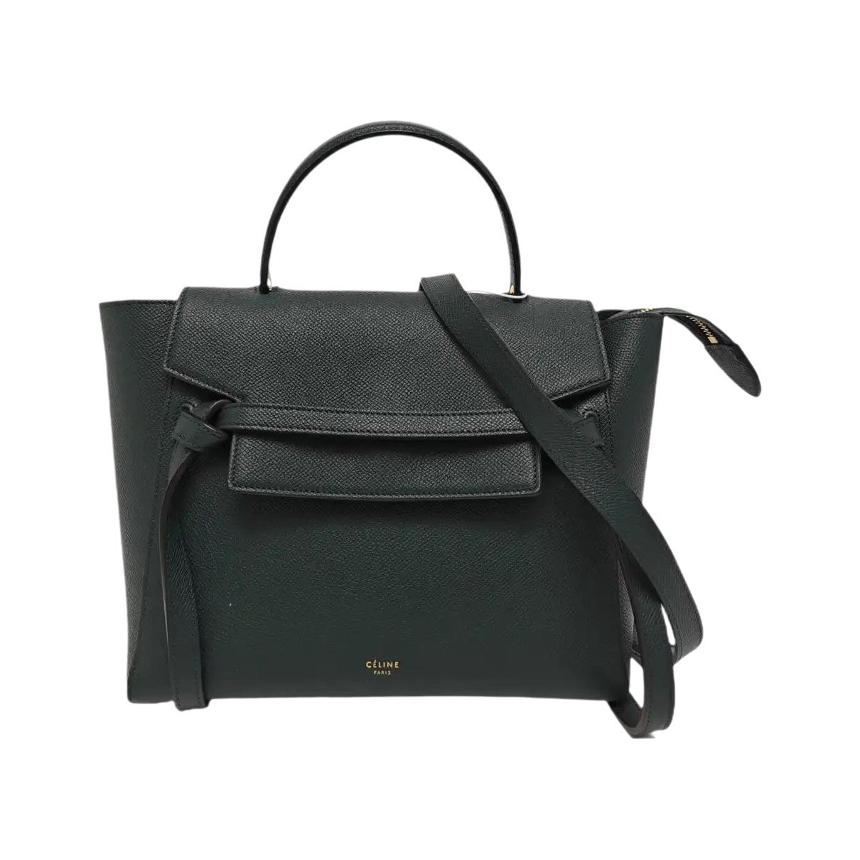 Belt leather handbag