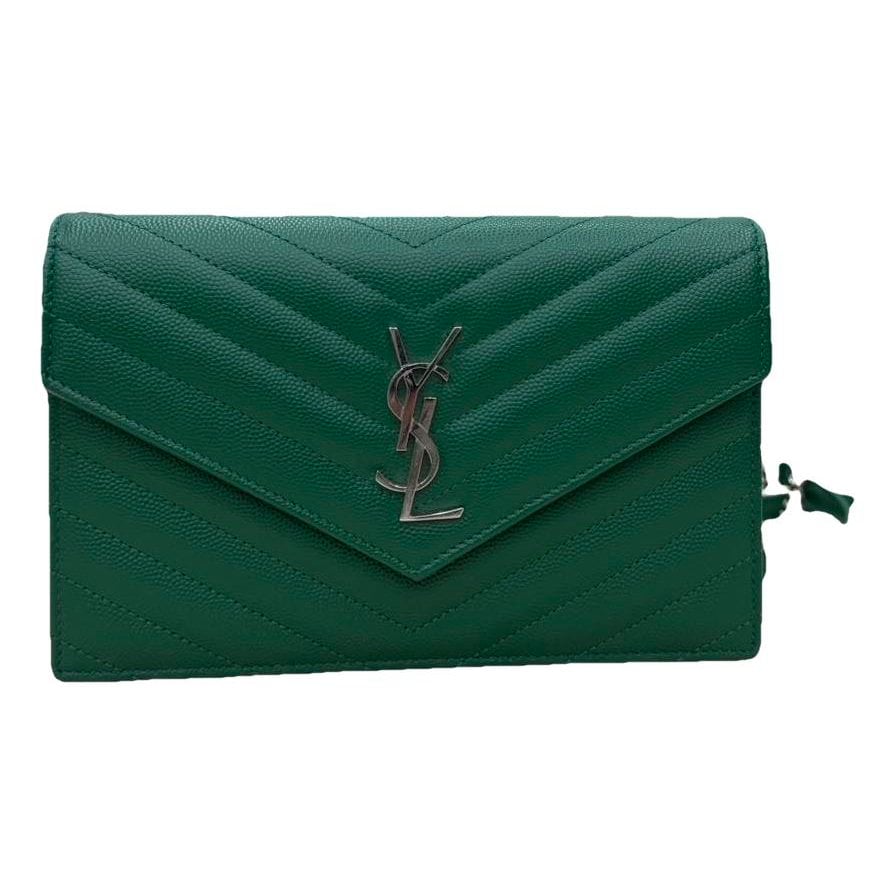Portefeuille enveloppe leather handbag