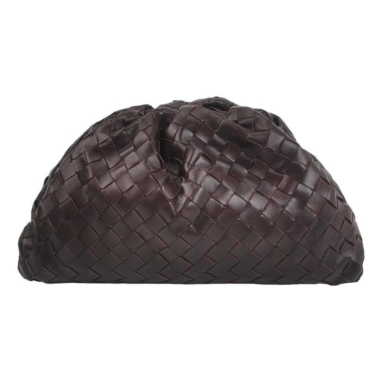 Pouch leather handbag