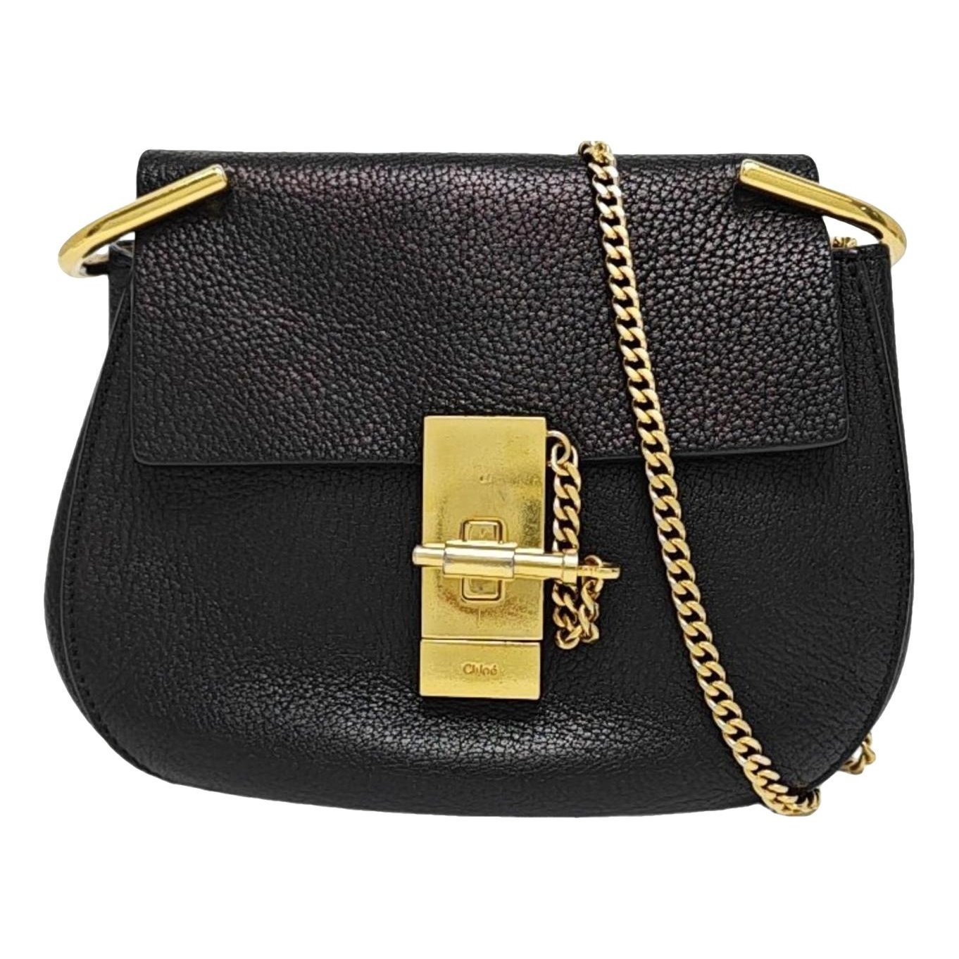 Drew leather handbag