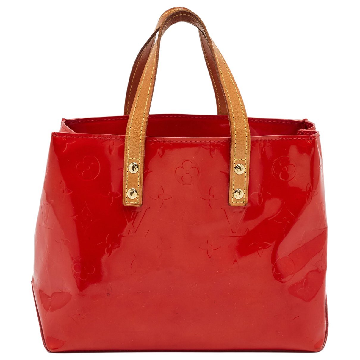 Patent leather tote
