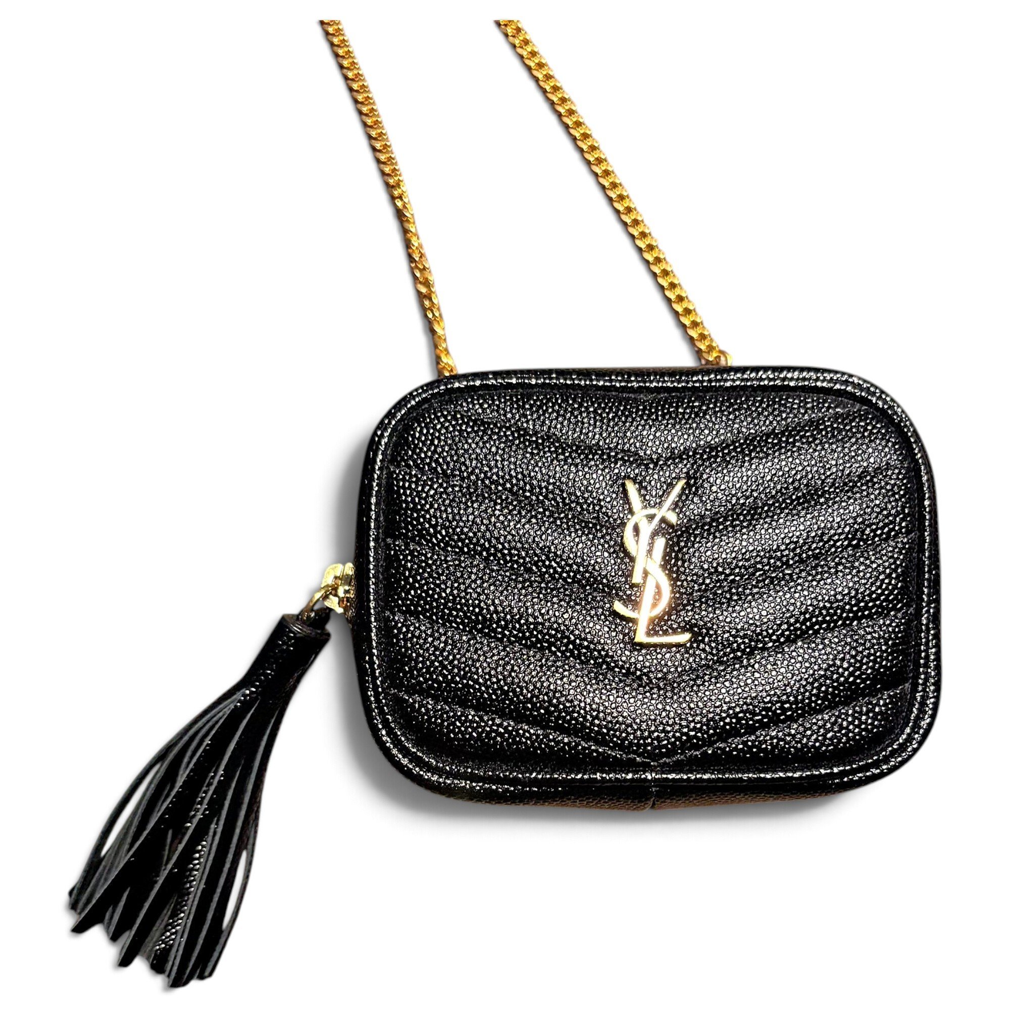Leather clutch bag