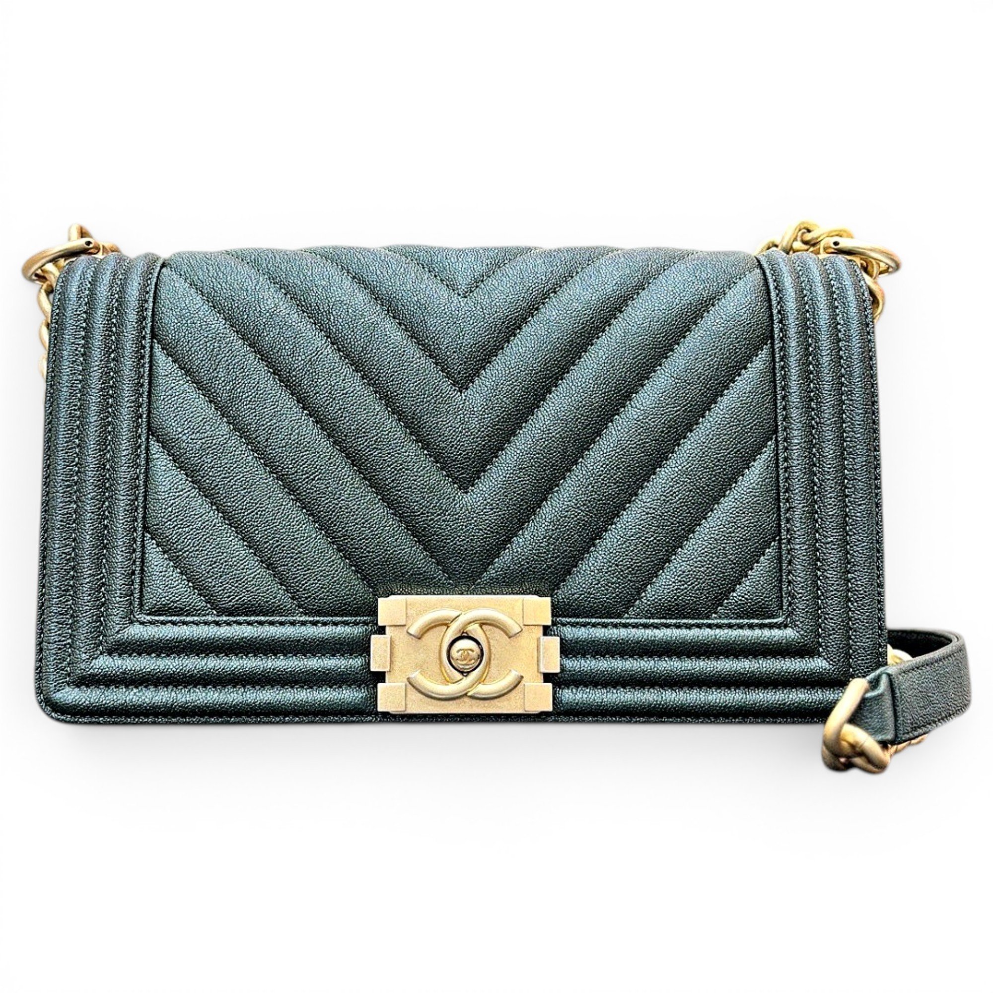 Boy leather crossbody bag