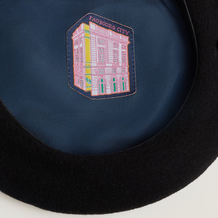 Noir Bonnie Lift Beret