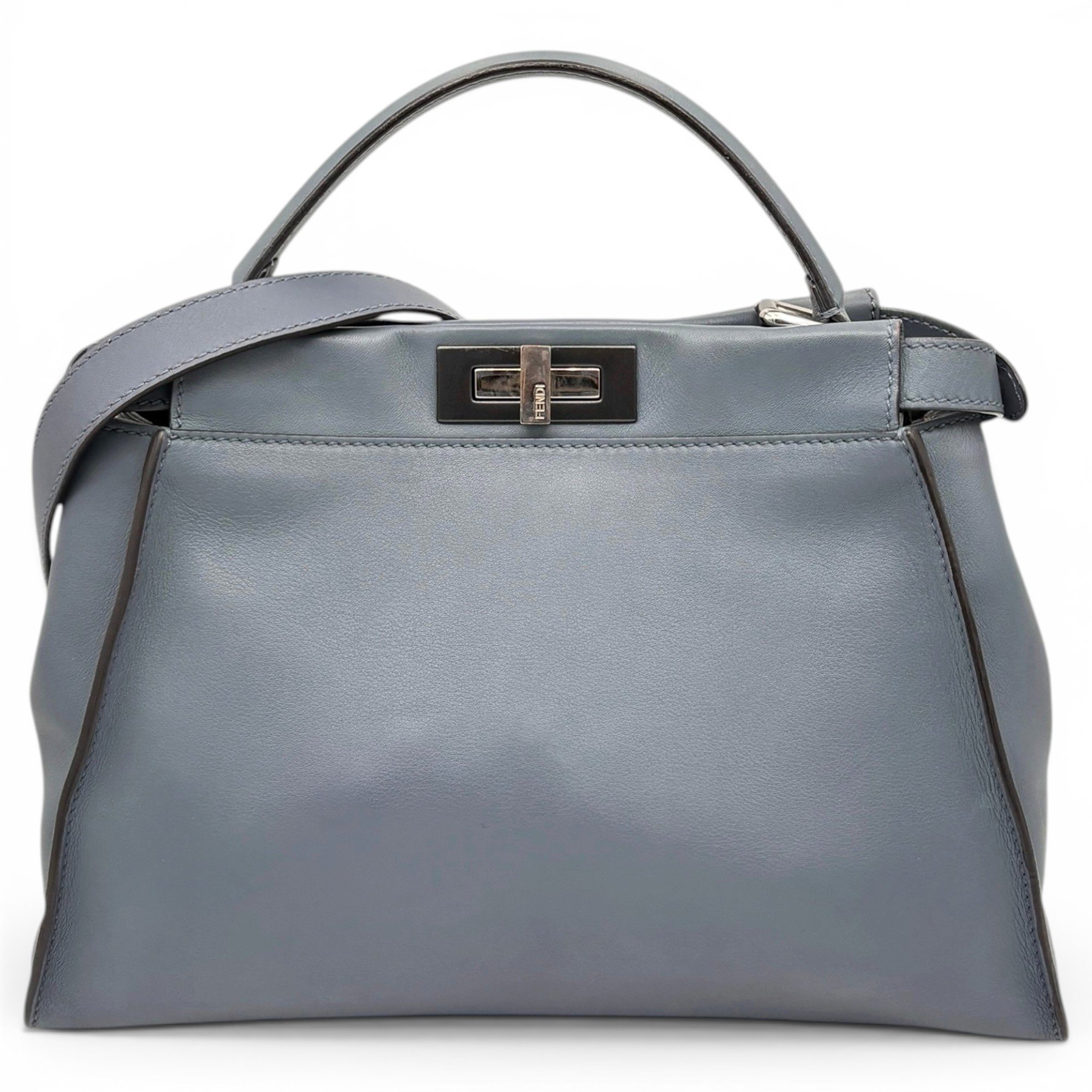 Peekaboo pony-style calfskin handbag